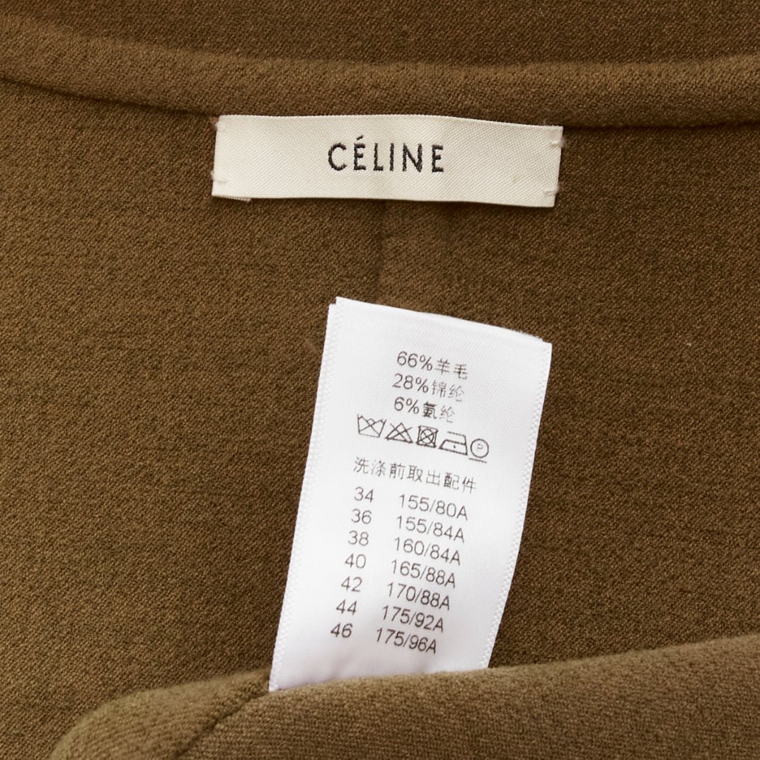 Celine Brown Collar Jacket - Image 11