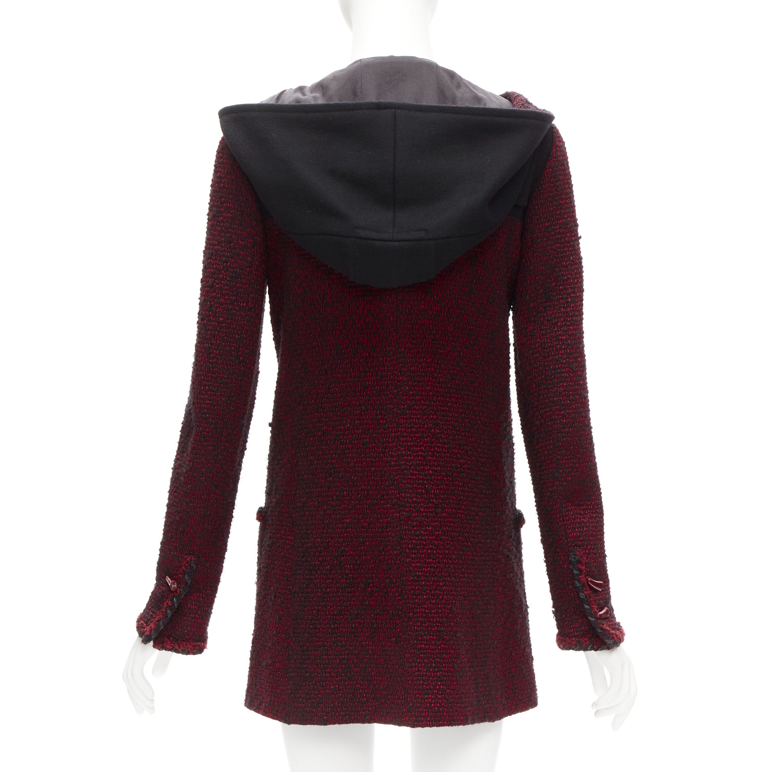 Chanel Red Duffel Coat - Detail 1