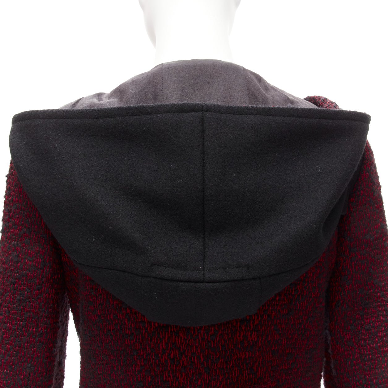 Chanel Red Duffel Coat - Image 10