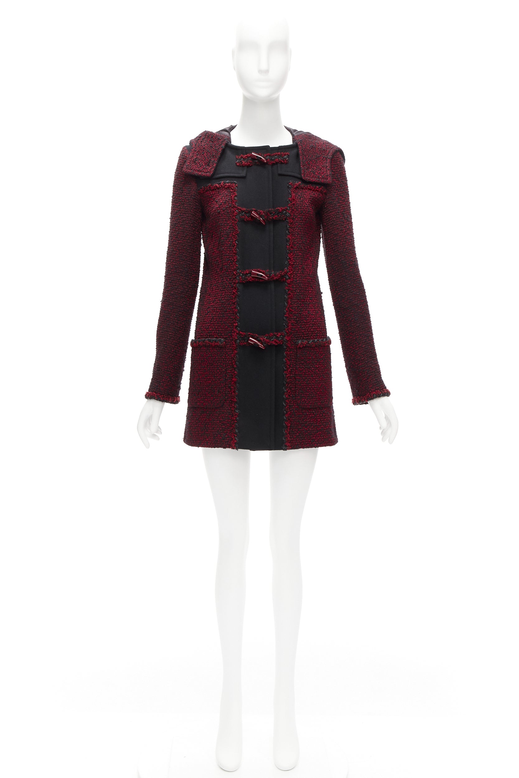 Chanel Red Duffel Coat - Image 13