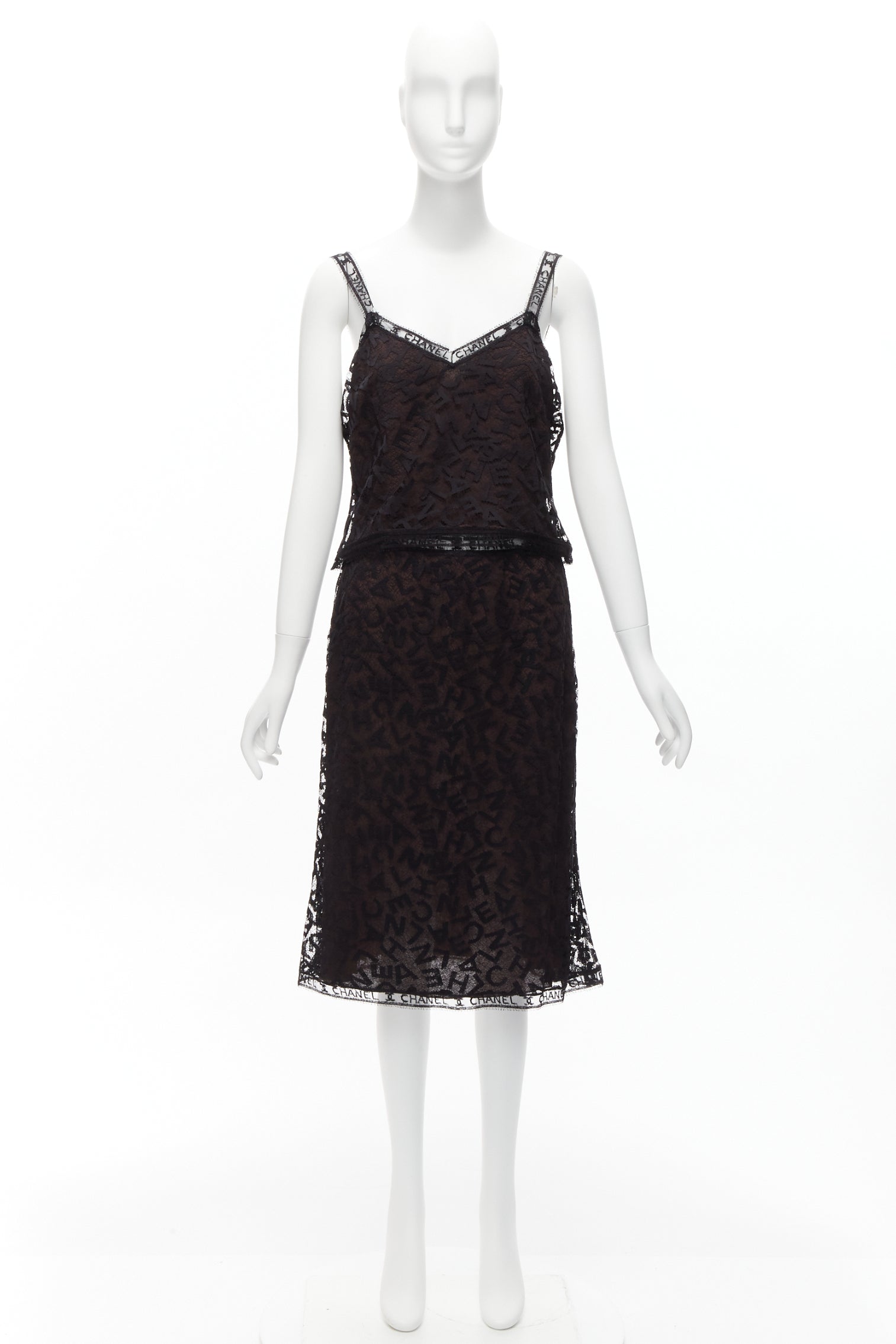 Chanel Lace Cami Skirt - Image 14