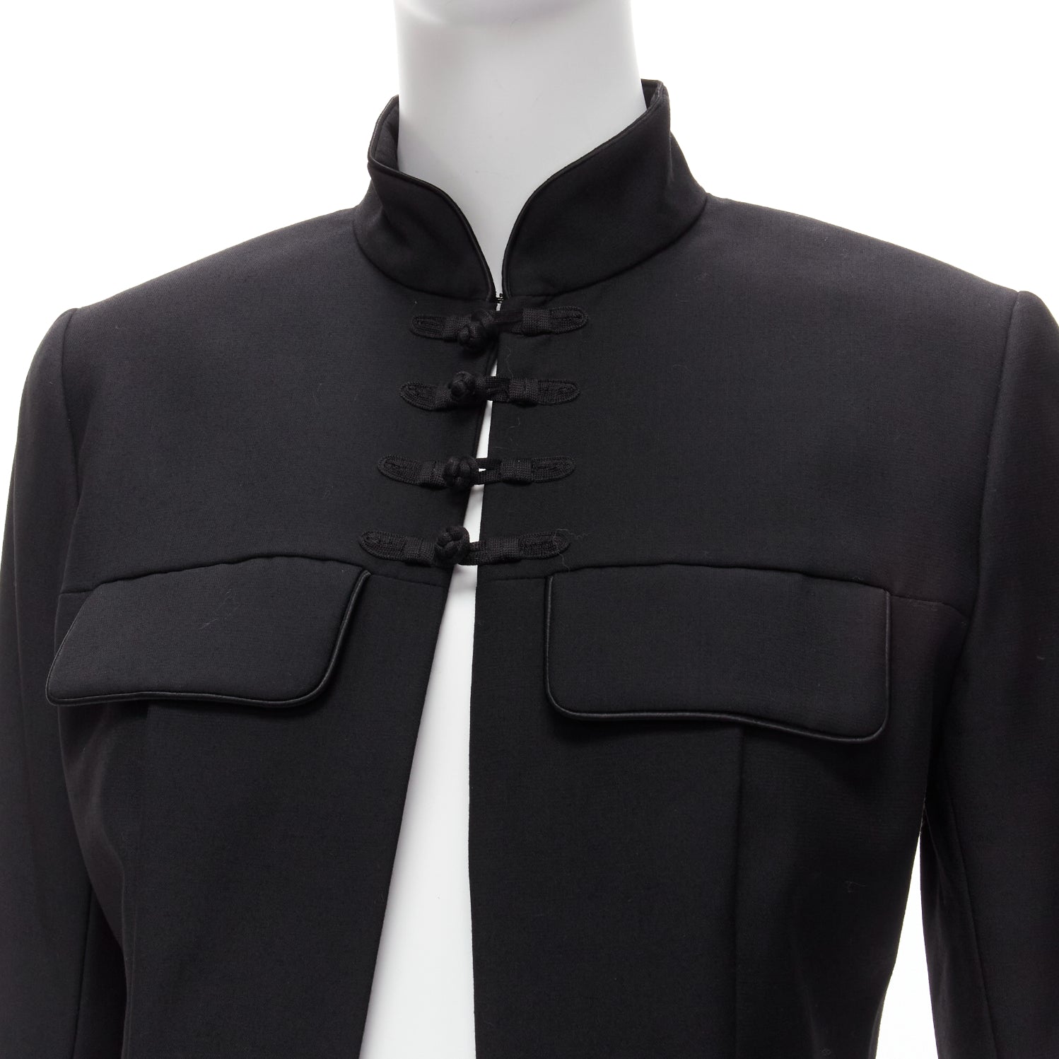 Christian Dior Mandarin Collar Jacket - Back view