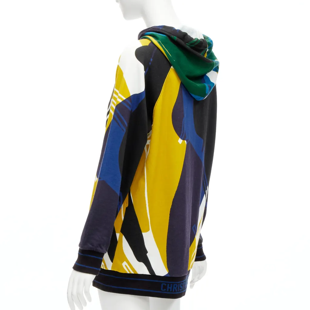Dior Logo Hem Hoodie MultiColor Cotton Never worn - Box View
