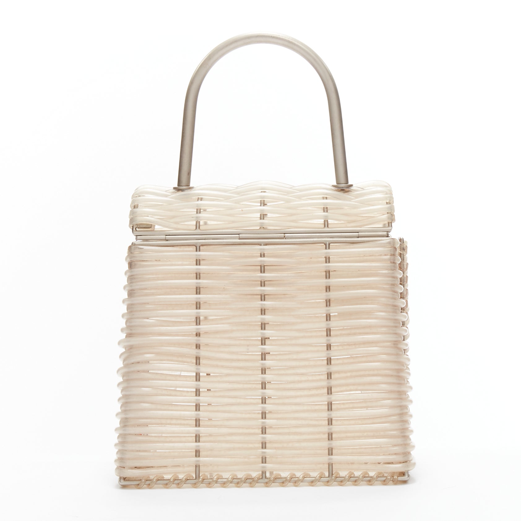 Salvatore Ferragamo Gancini Vinyl Bag - Side view