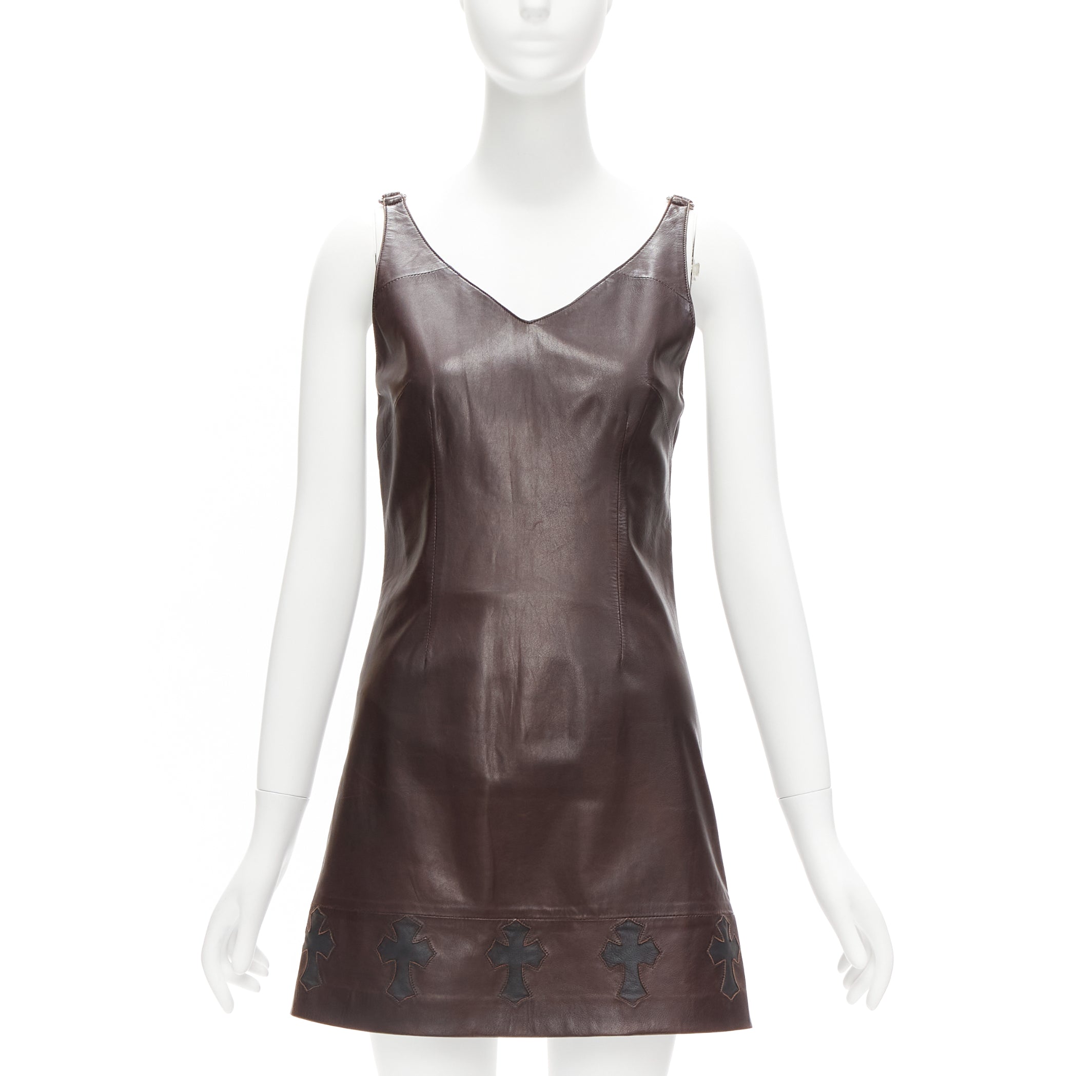Chrome Hearts Leather Dagger Dress