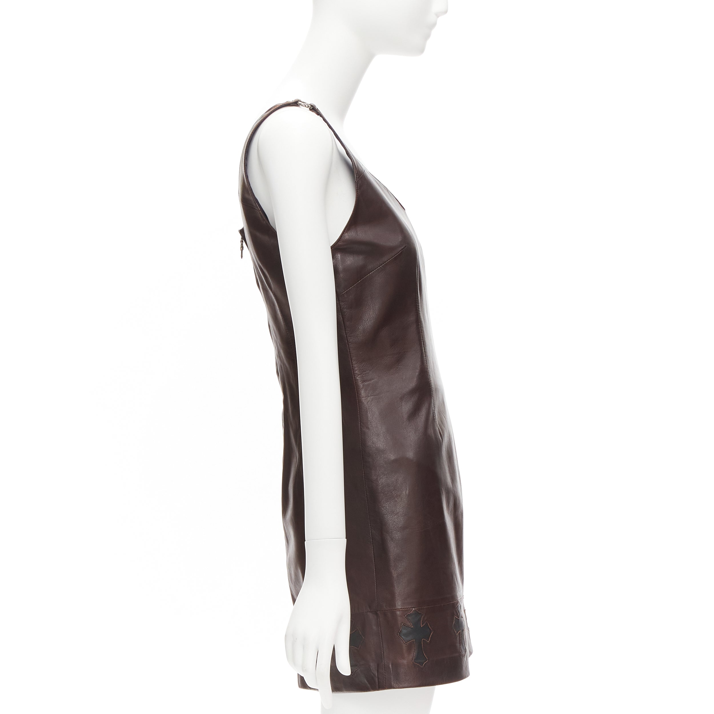 Chrome Hearts Leather Dagger Dress - 4