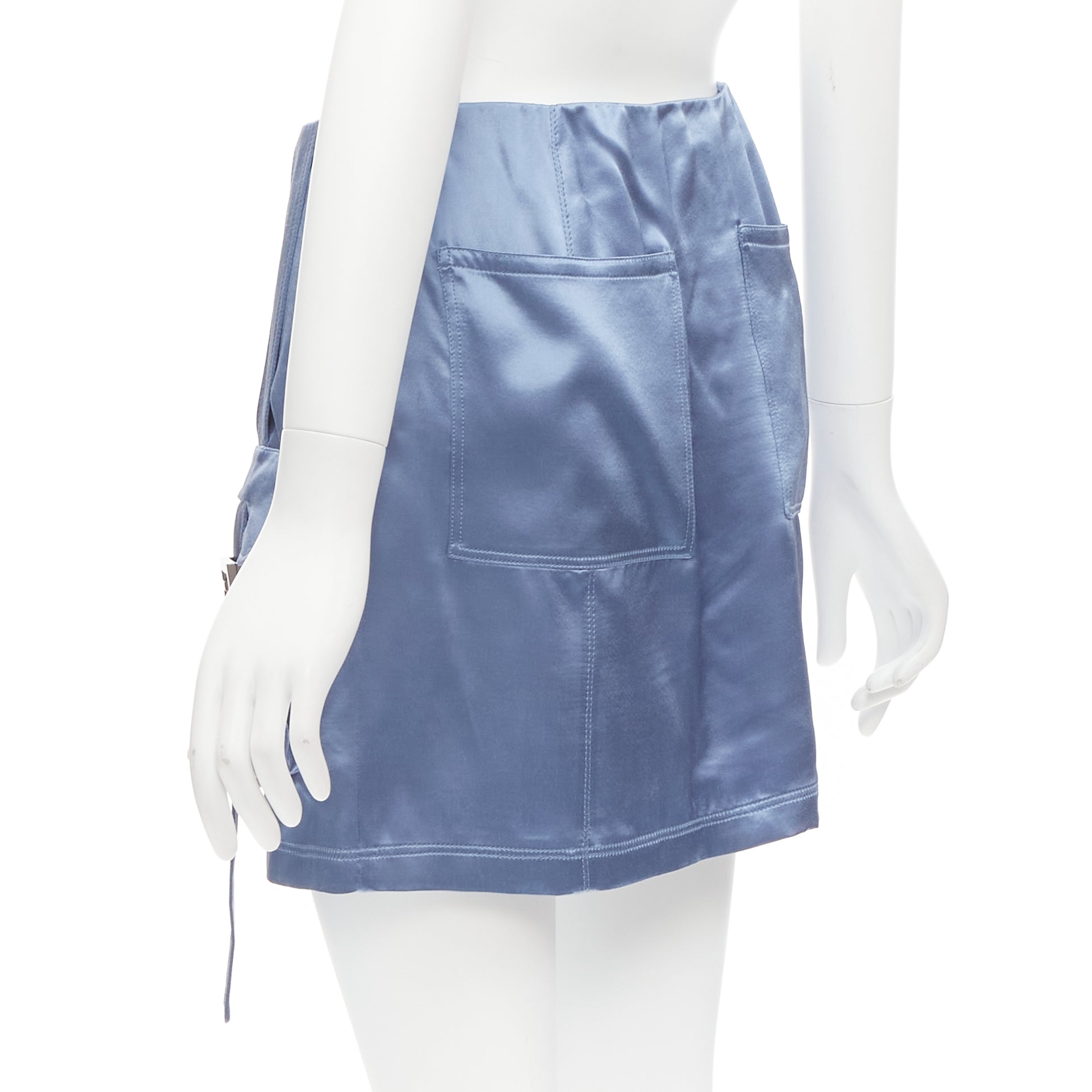 Fendi Cargo Satin Skirt - Detail 1