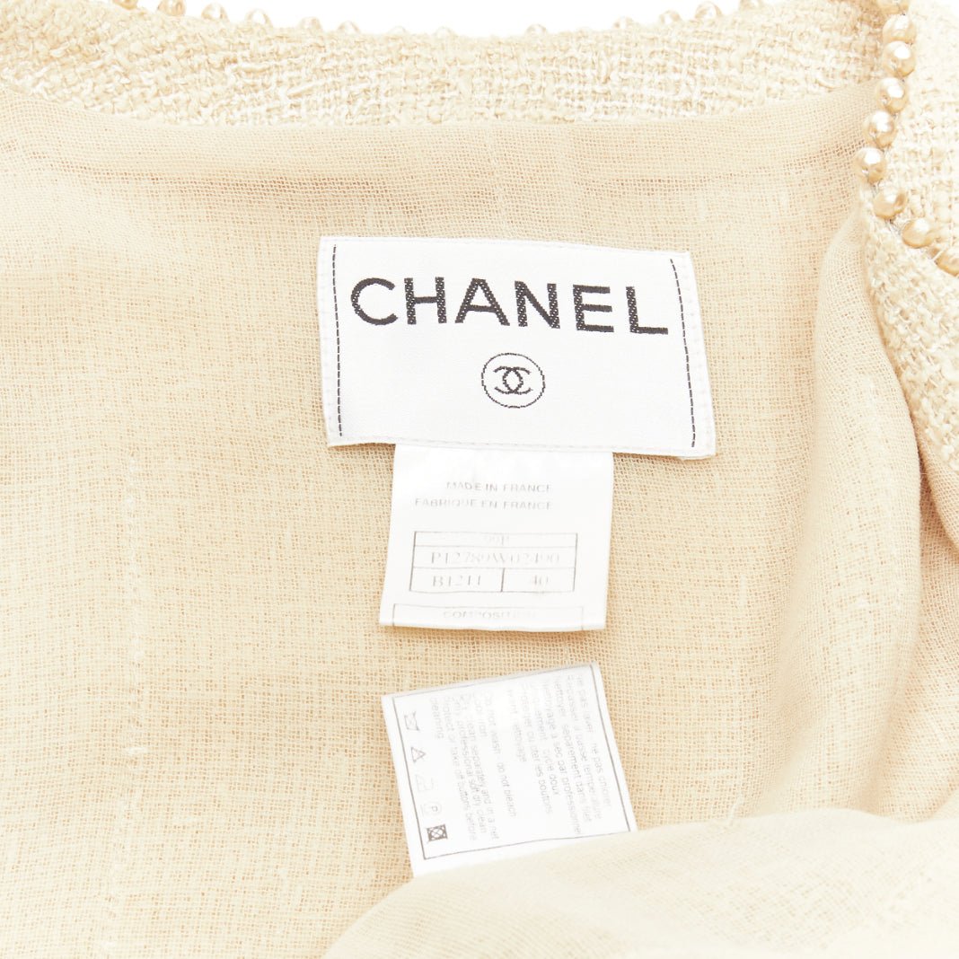 Chanel Pearl Trim Jacket - Image 13