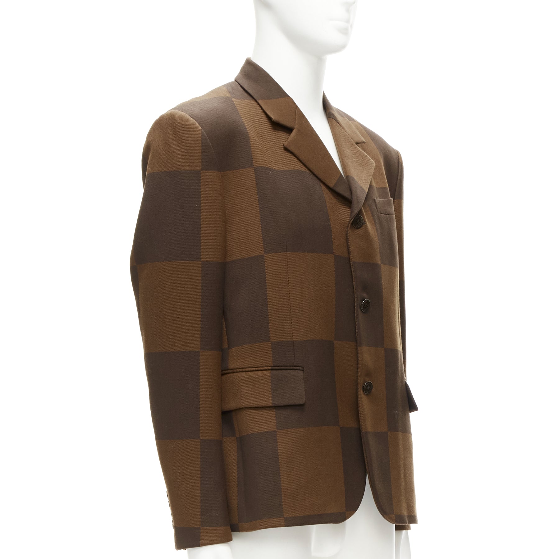 Louis Vuitton Wool Damier Blazer - Image 6