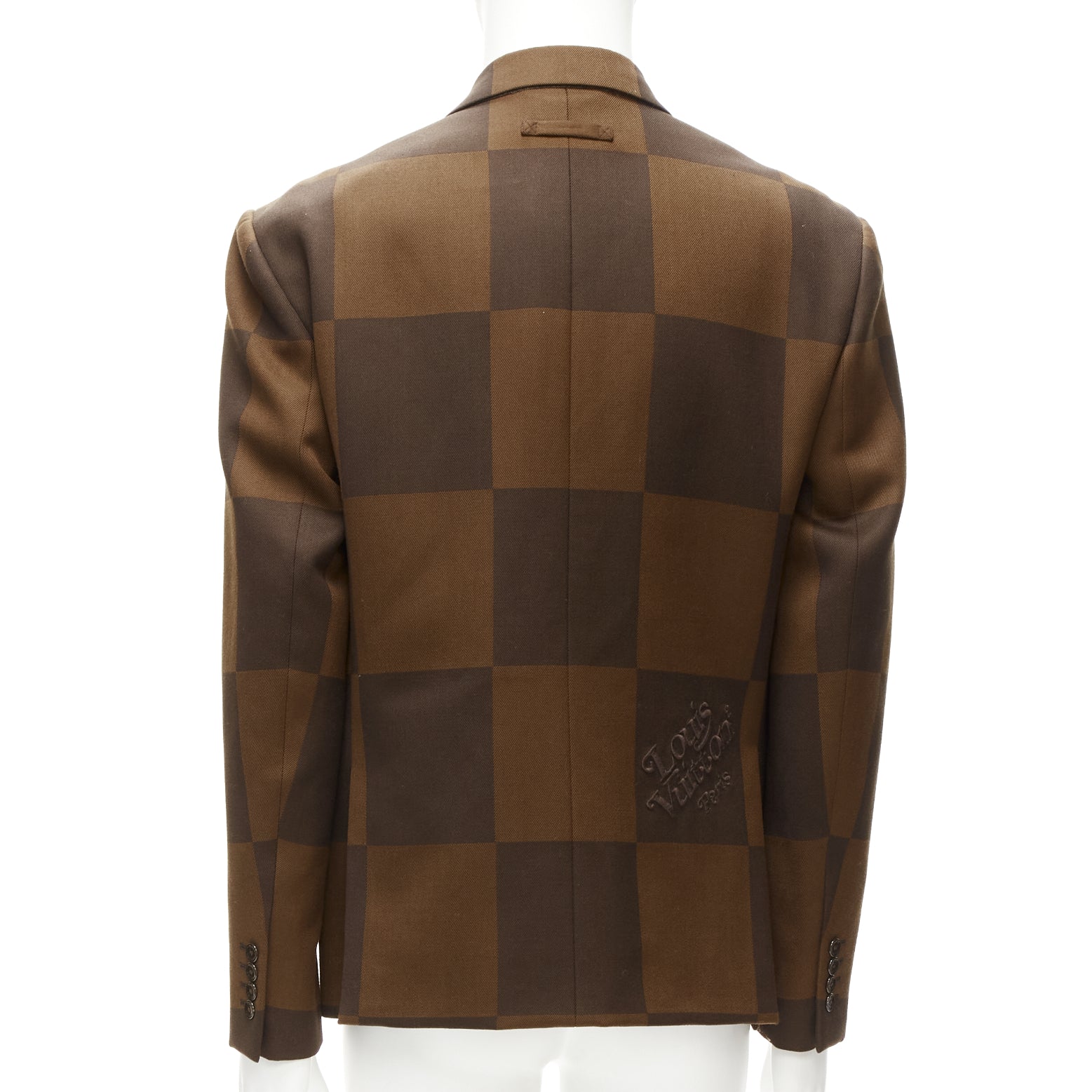 Louis Vuitton Wool Damier Blazer - 4