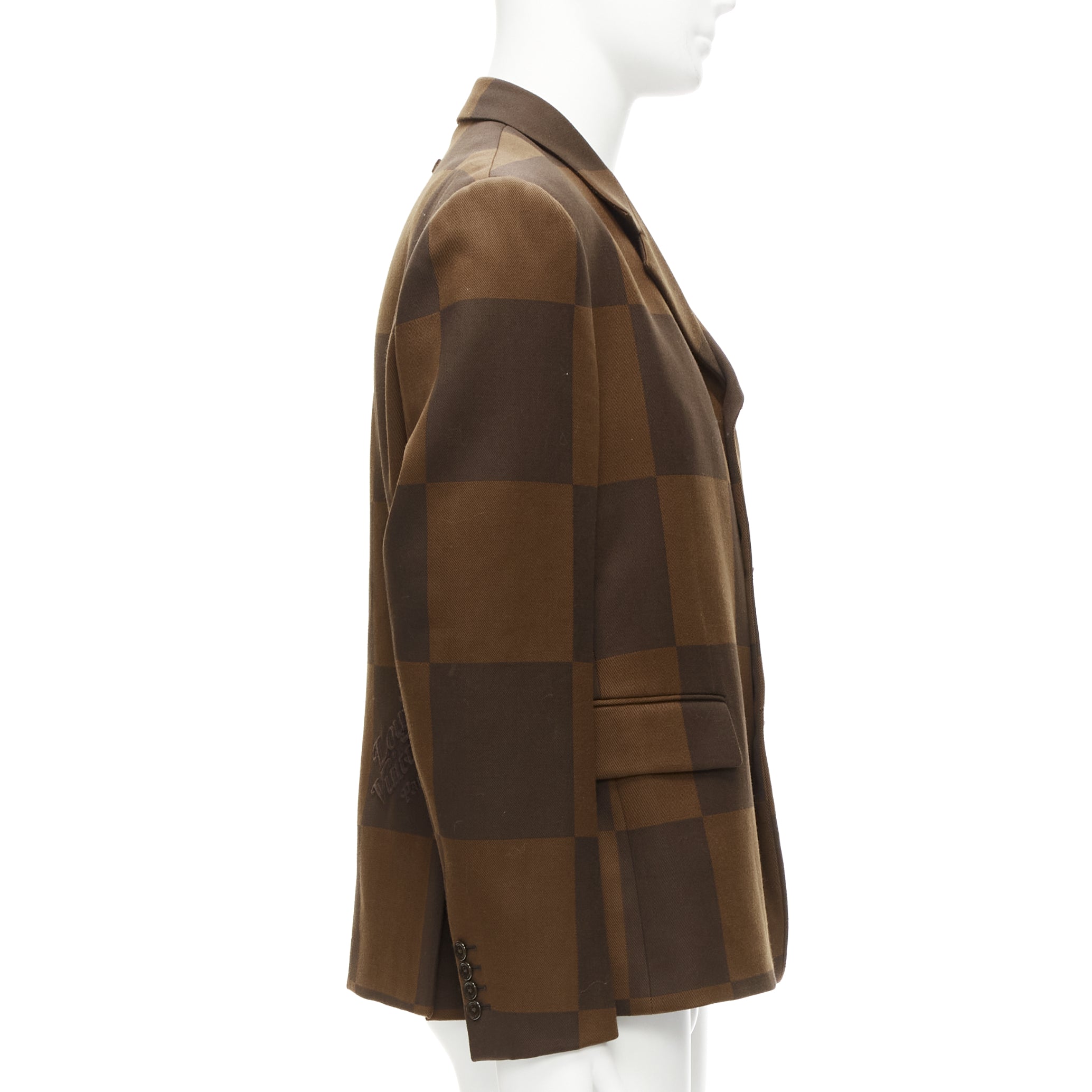 Louis Vuitton Wool Damier Blazer - Detail 1