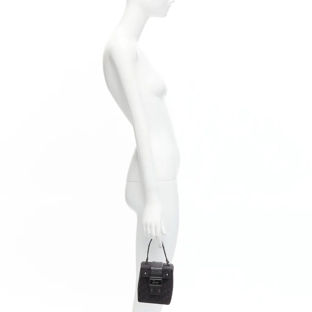Dior Galliano Box Bag Black Very good - Back View