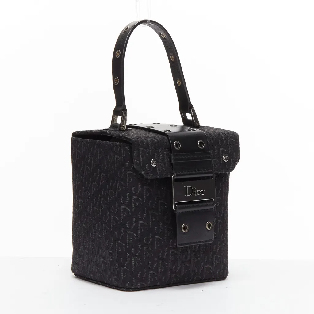 Dior Galliano Box Bag Black Very good - Inside View