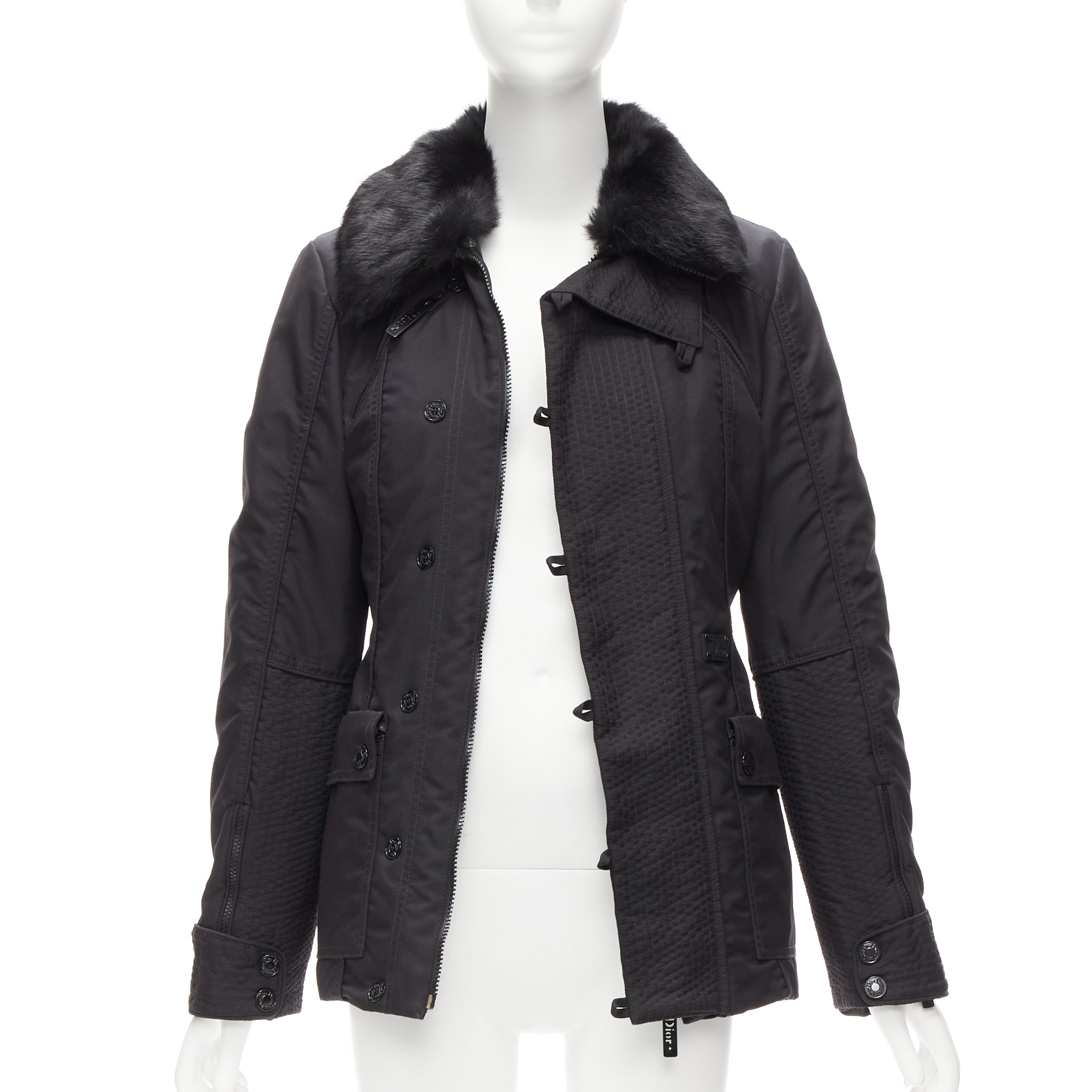 Christian Dior Black Fur Jacket