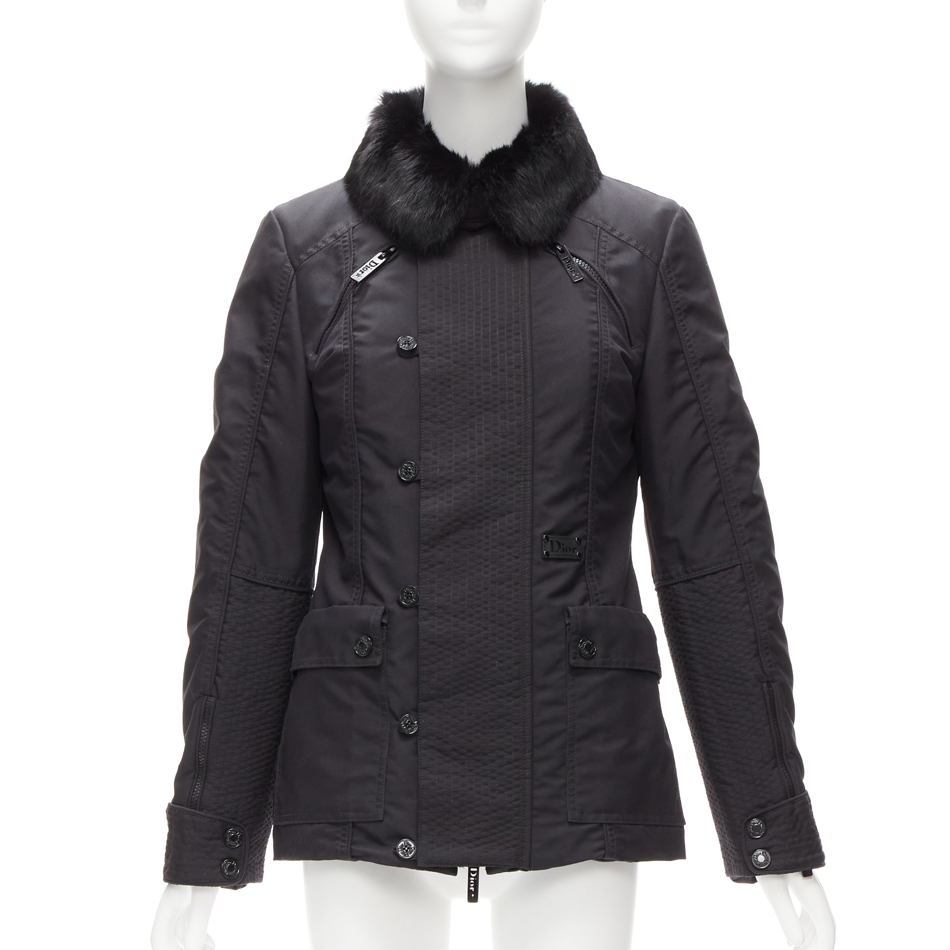 Christian Dior Black Fur Jacket - Image 6