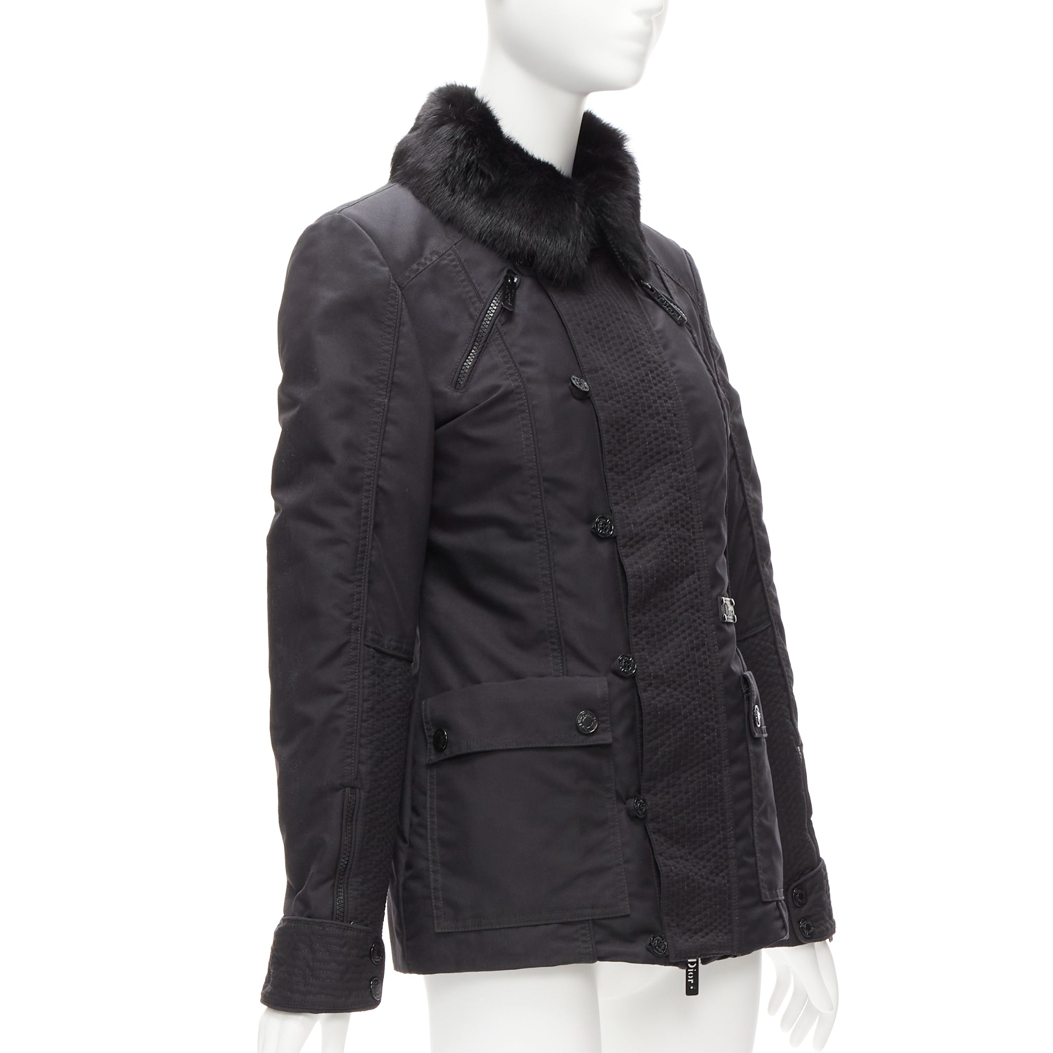 Christian Dior Black Fur Jacket - 4