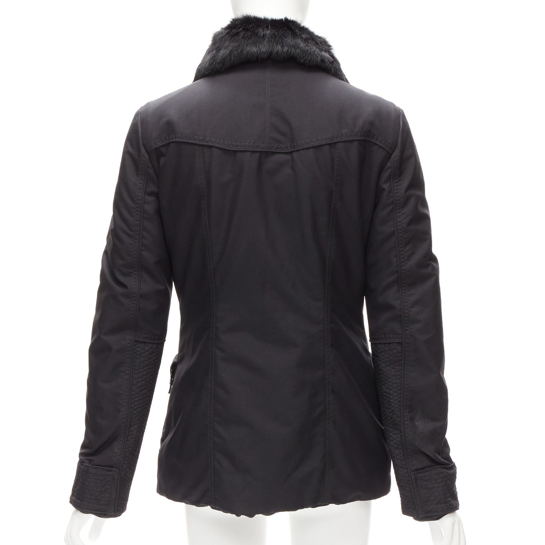 Christian Dior Black Fur Jacket - Detail 1