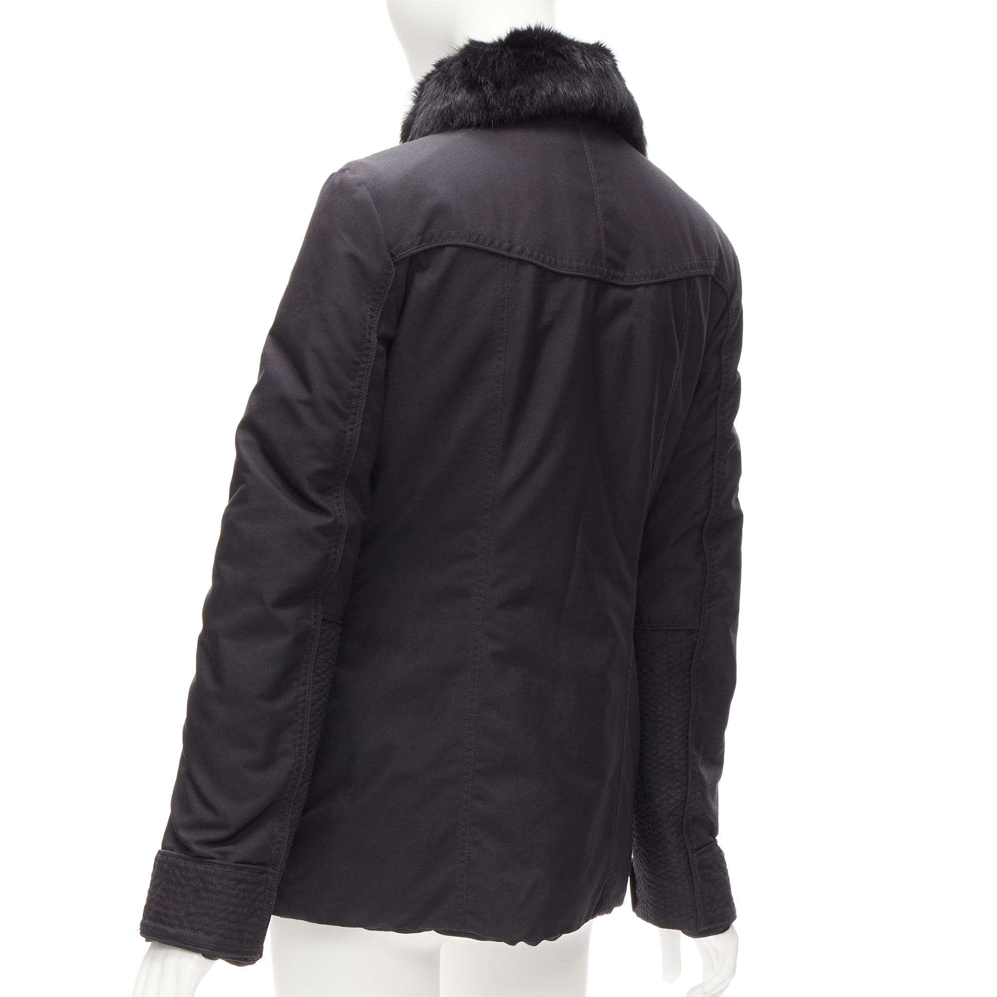 Christian Dior Black Fur Jacket - Detail 2