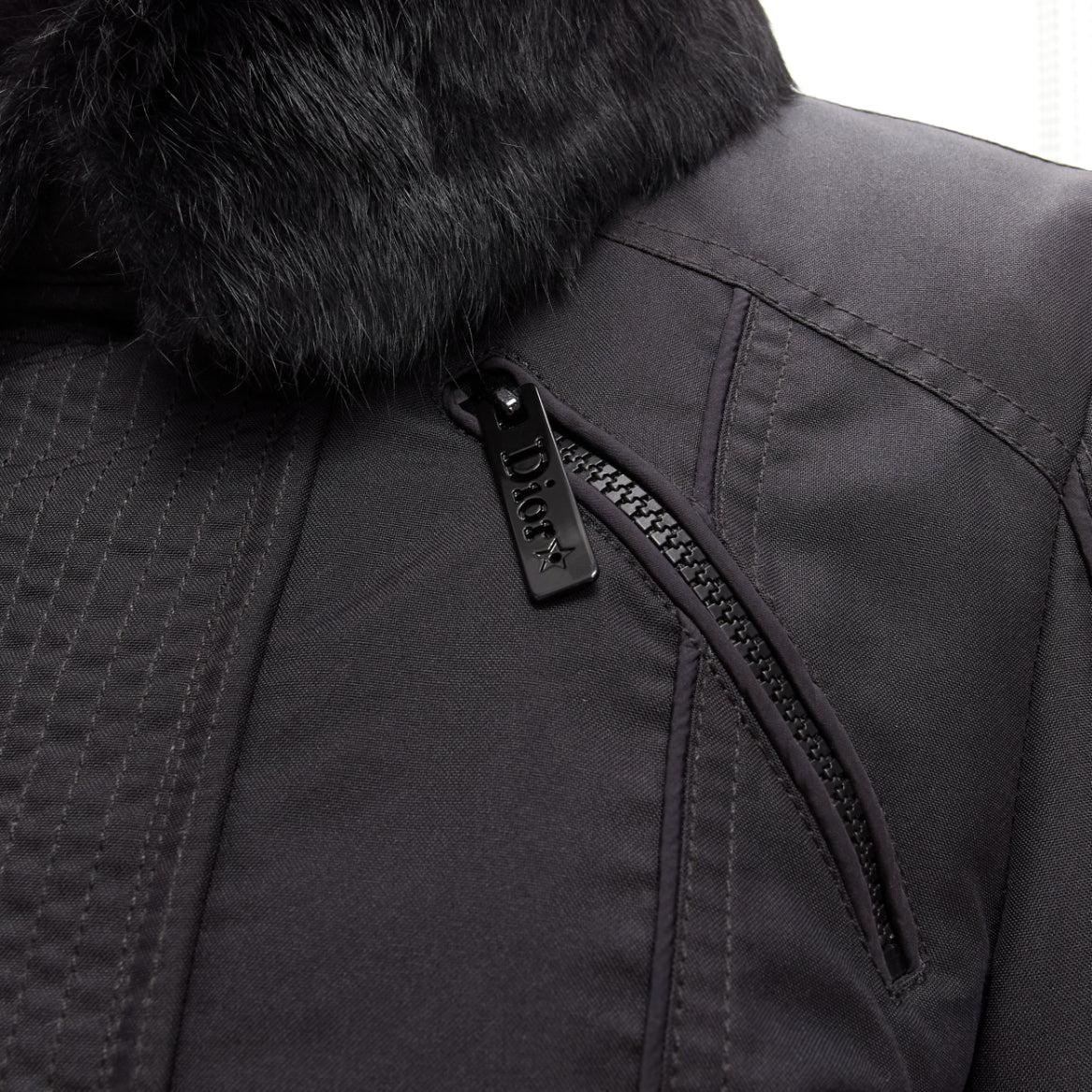 Christian Dior Black Fur Jacket - Image 11