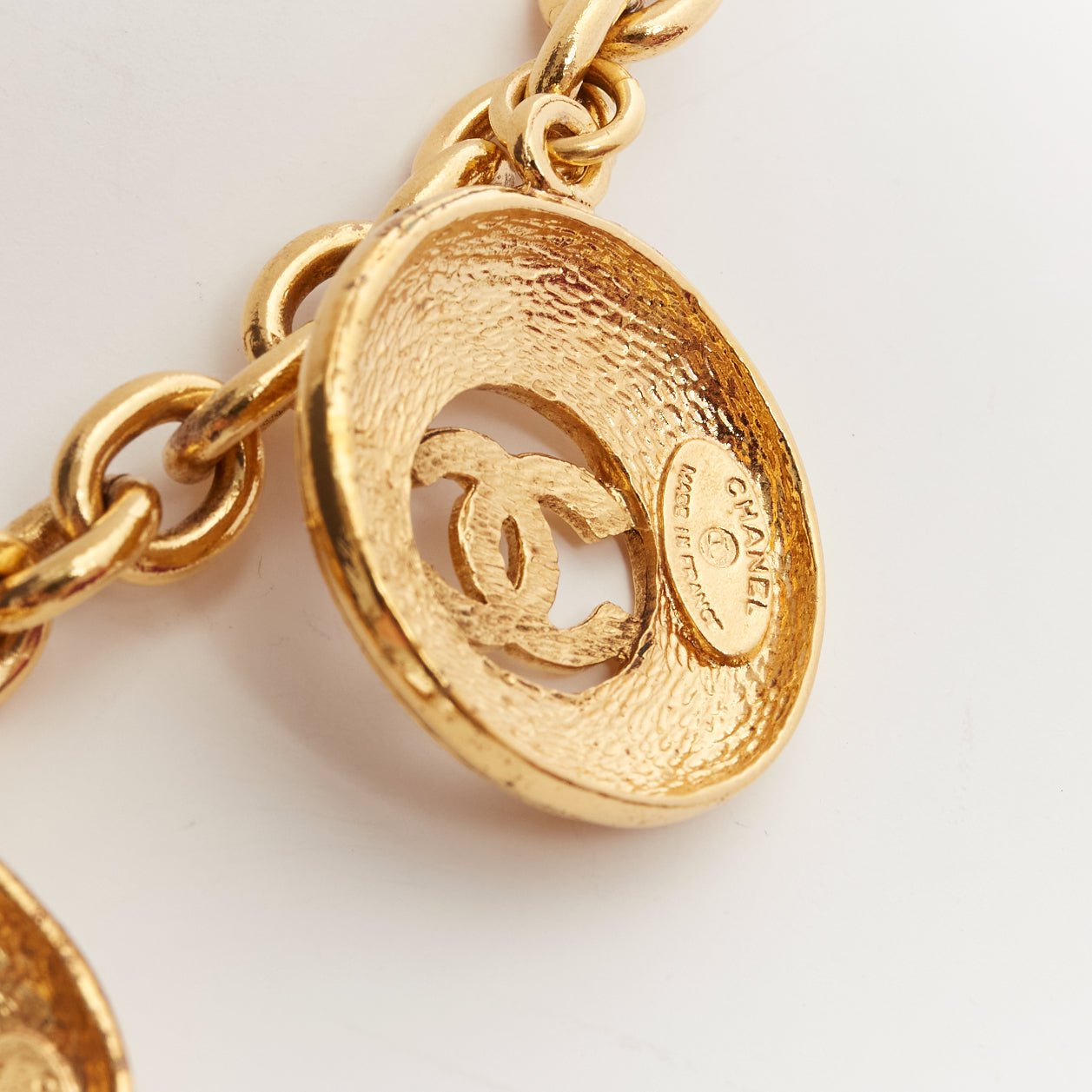 Chanel Gold Coin Necklace - Image 10
