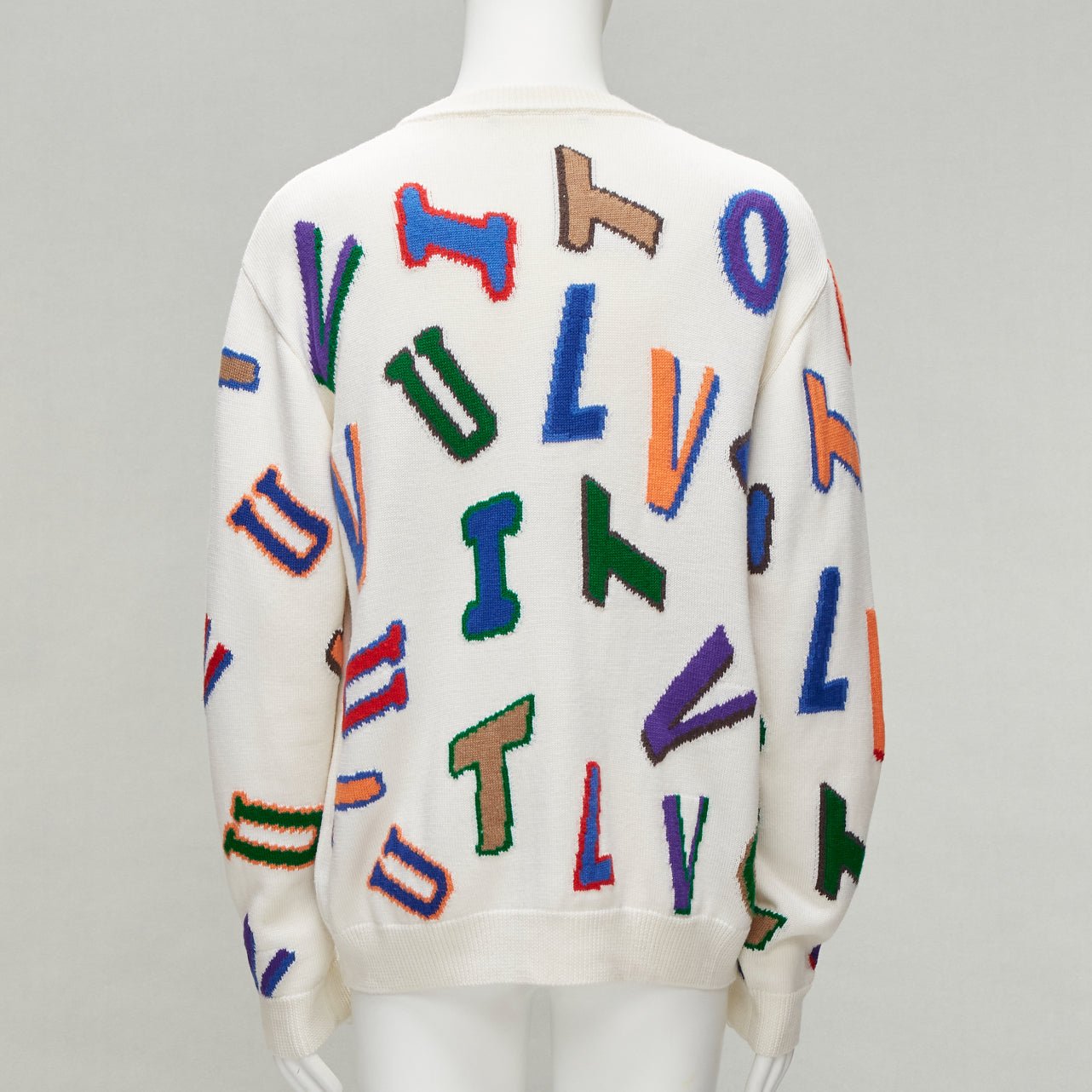 Louis Vuitton Logo Wool Sweater - Side view