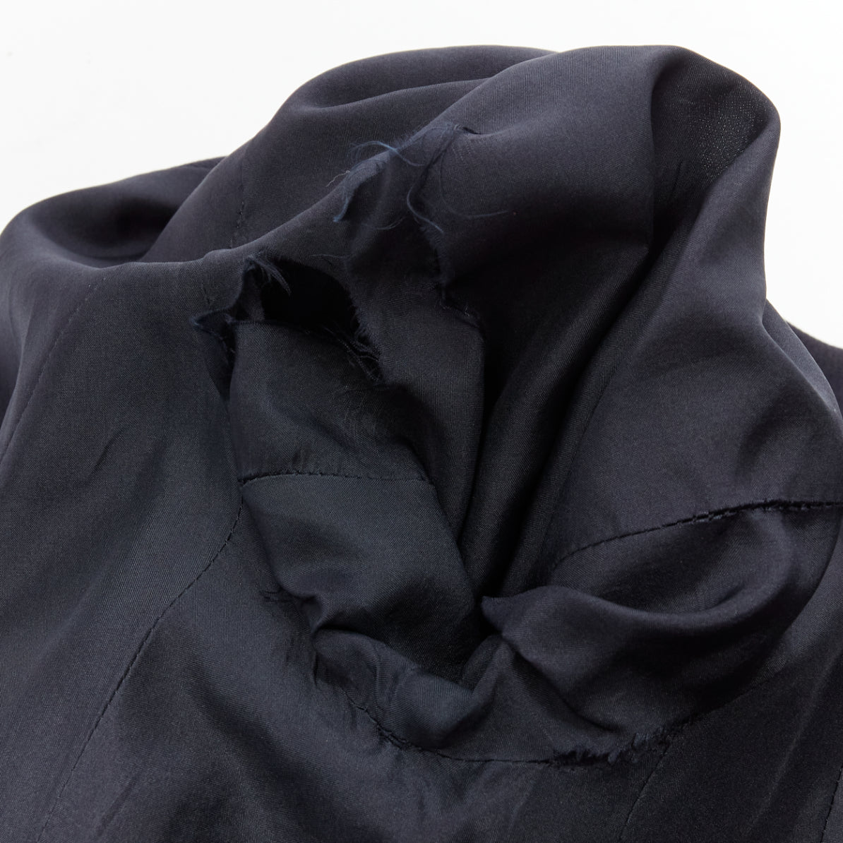 Chanel Navy Wool Button Blazer - Image 13