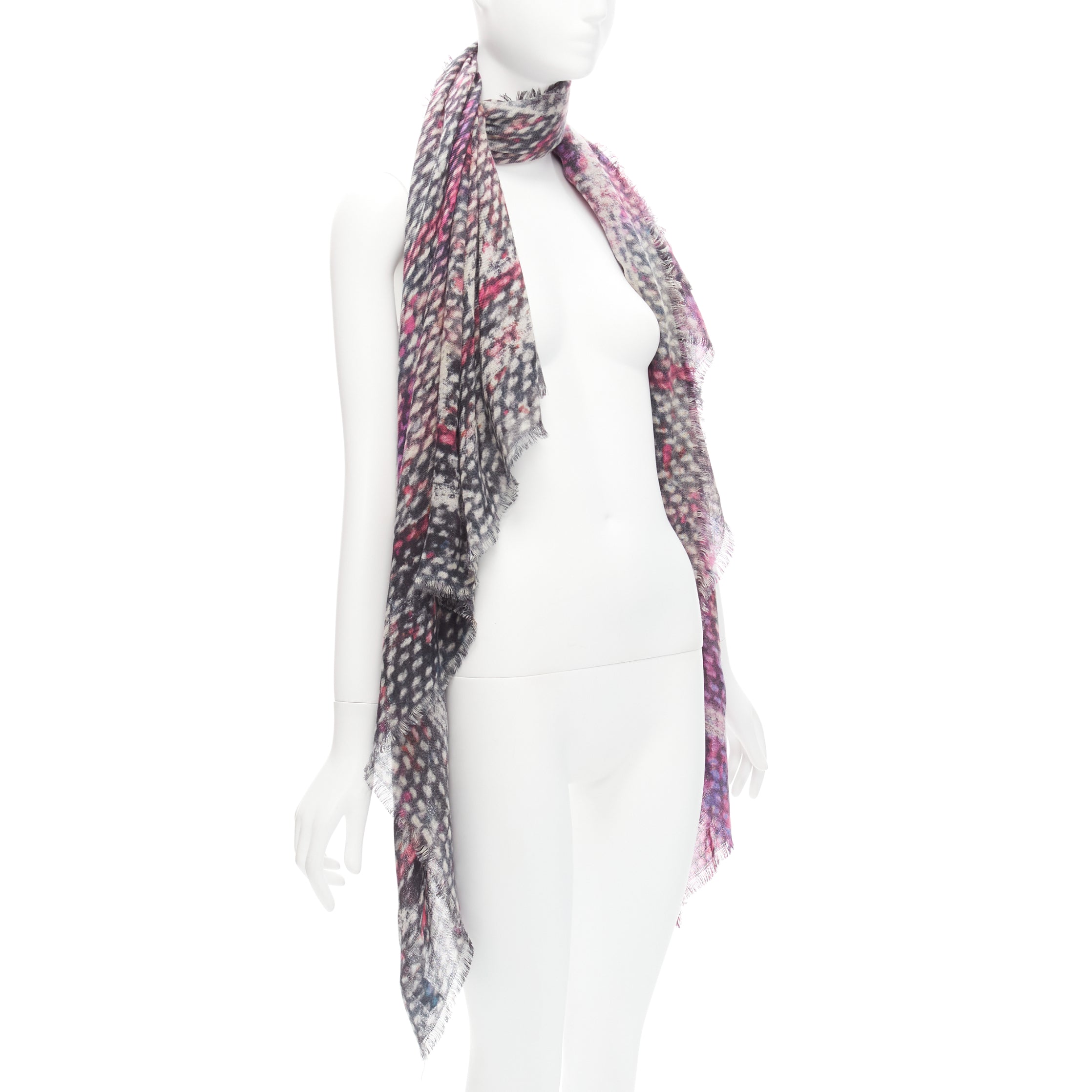 Chanel Oversized Tweed Scarf - Image 6