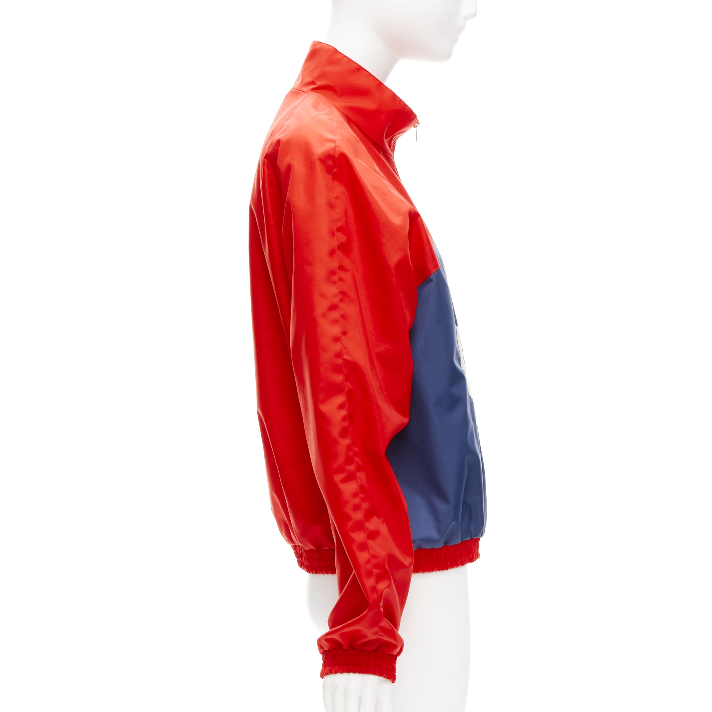 Gucci Red Coach Jacket - Side view