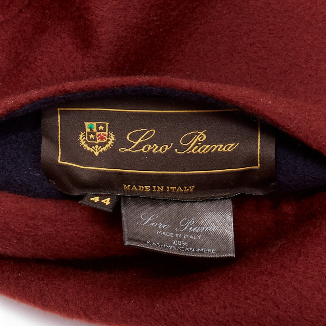Loro Piana Burgundy Reversible Coat - Image 19