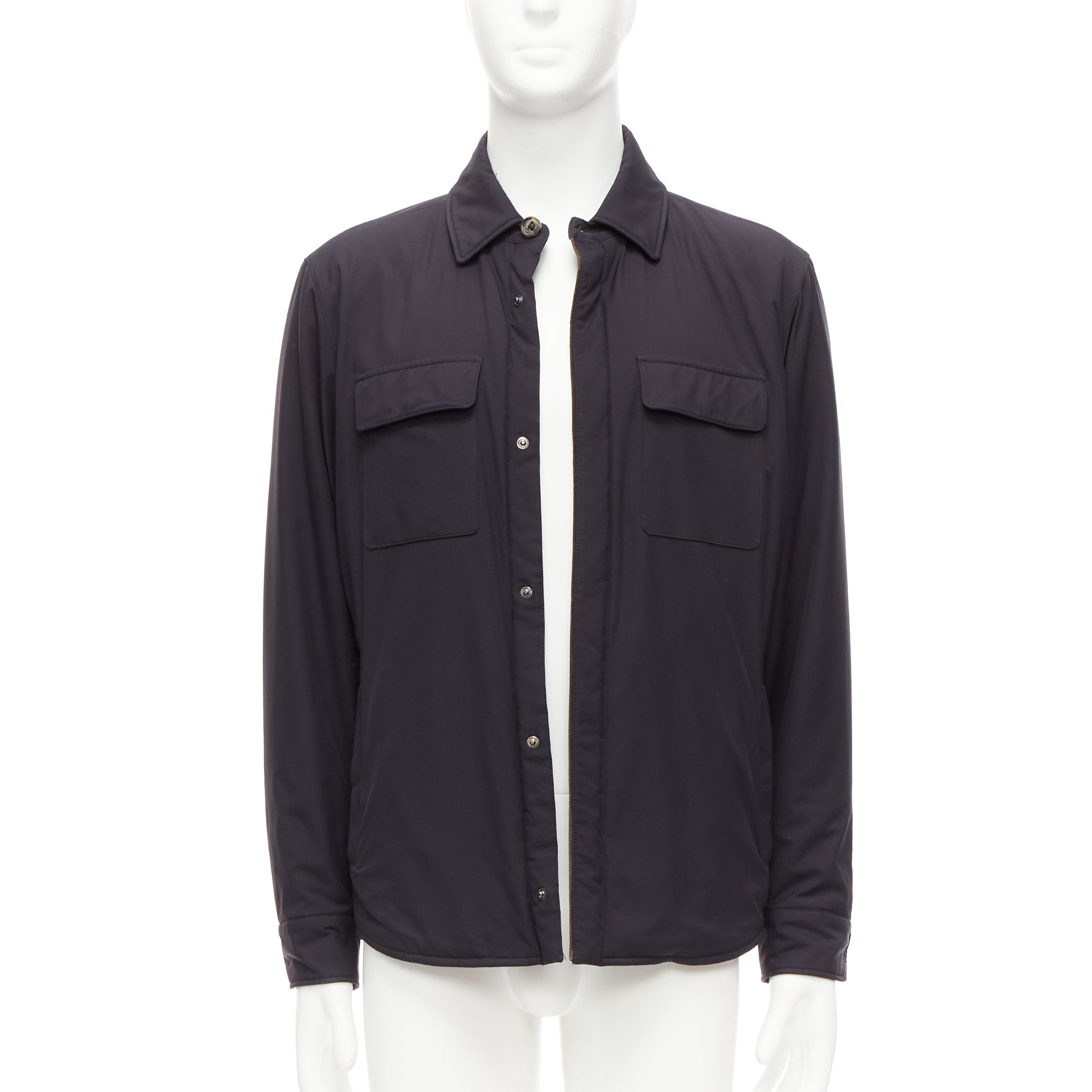 Loro Piana Black Nylon Jacket