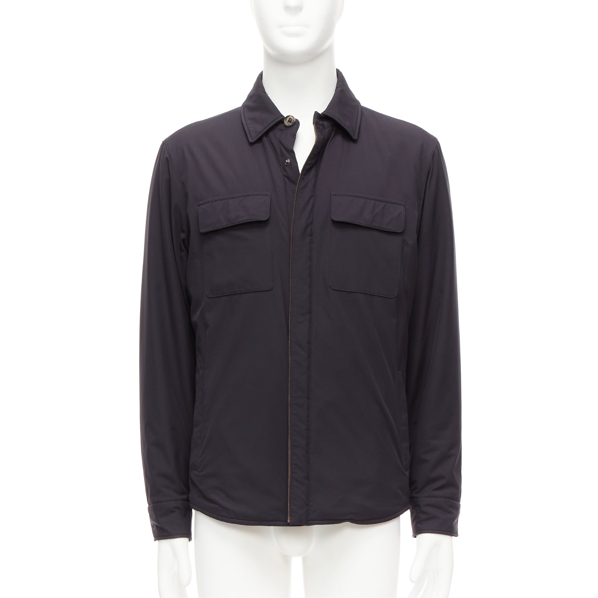 Loro Piana Black Nylon Jacket - Image 6