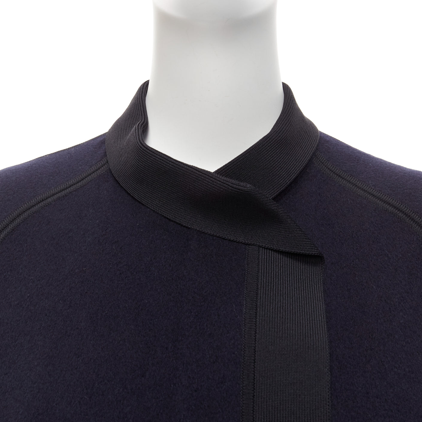 Hermès Navy Cocoon Coat - Back view