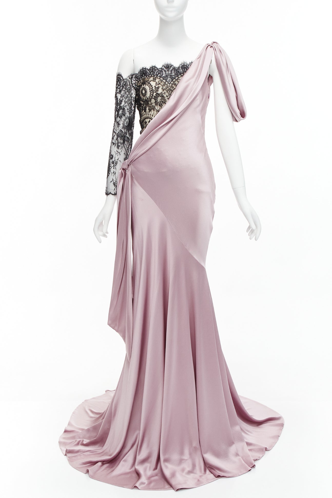 Alexander Mcqueen Lace One Shoulder