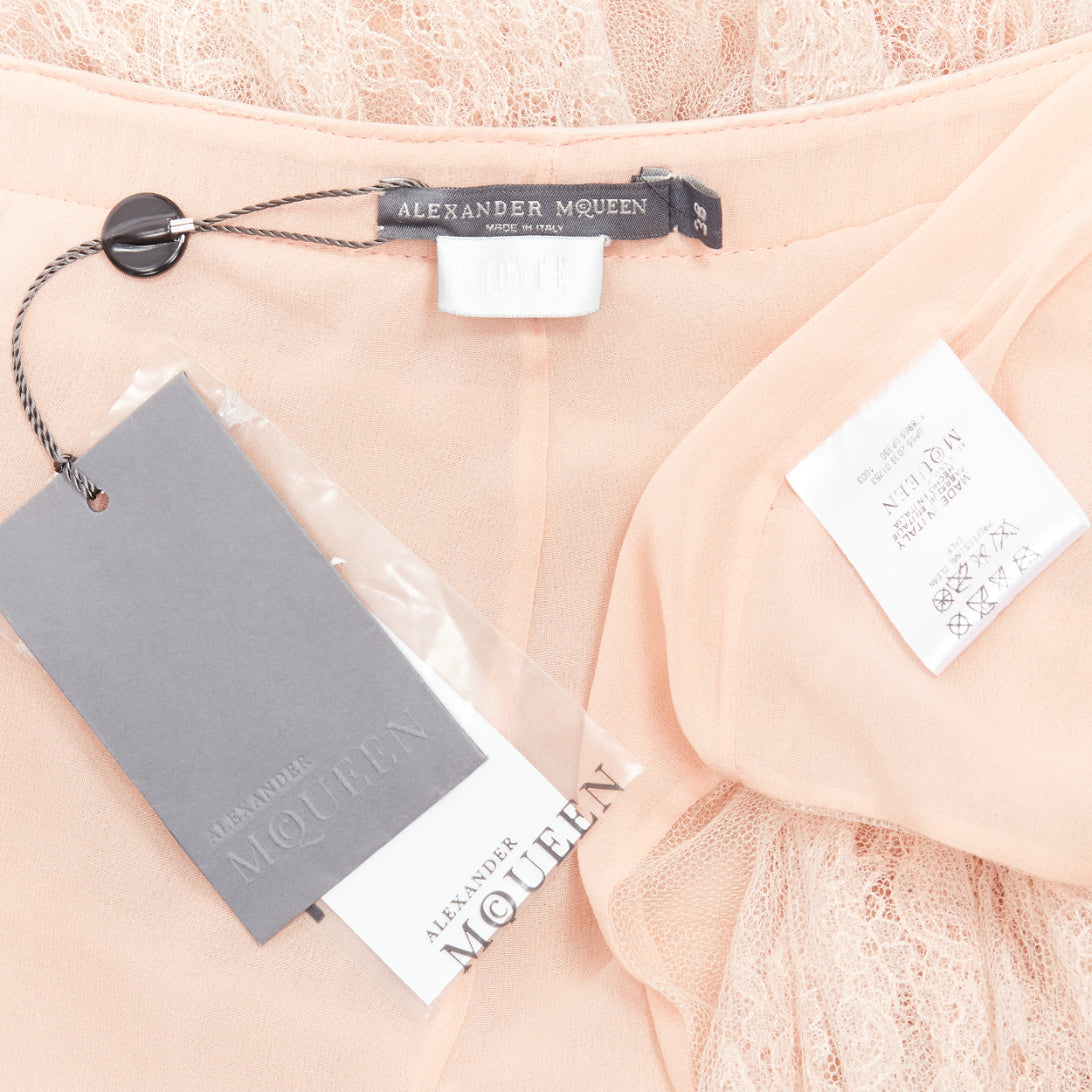 Alexander Mcqueen Cascade Ruffle Top - Image 12