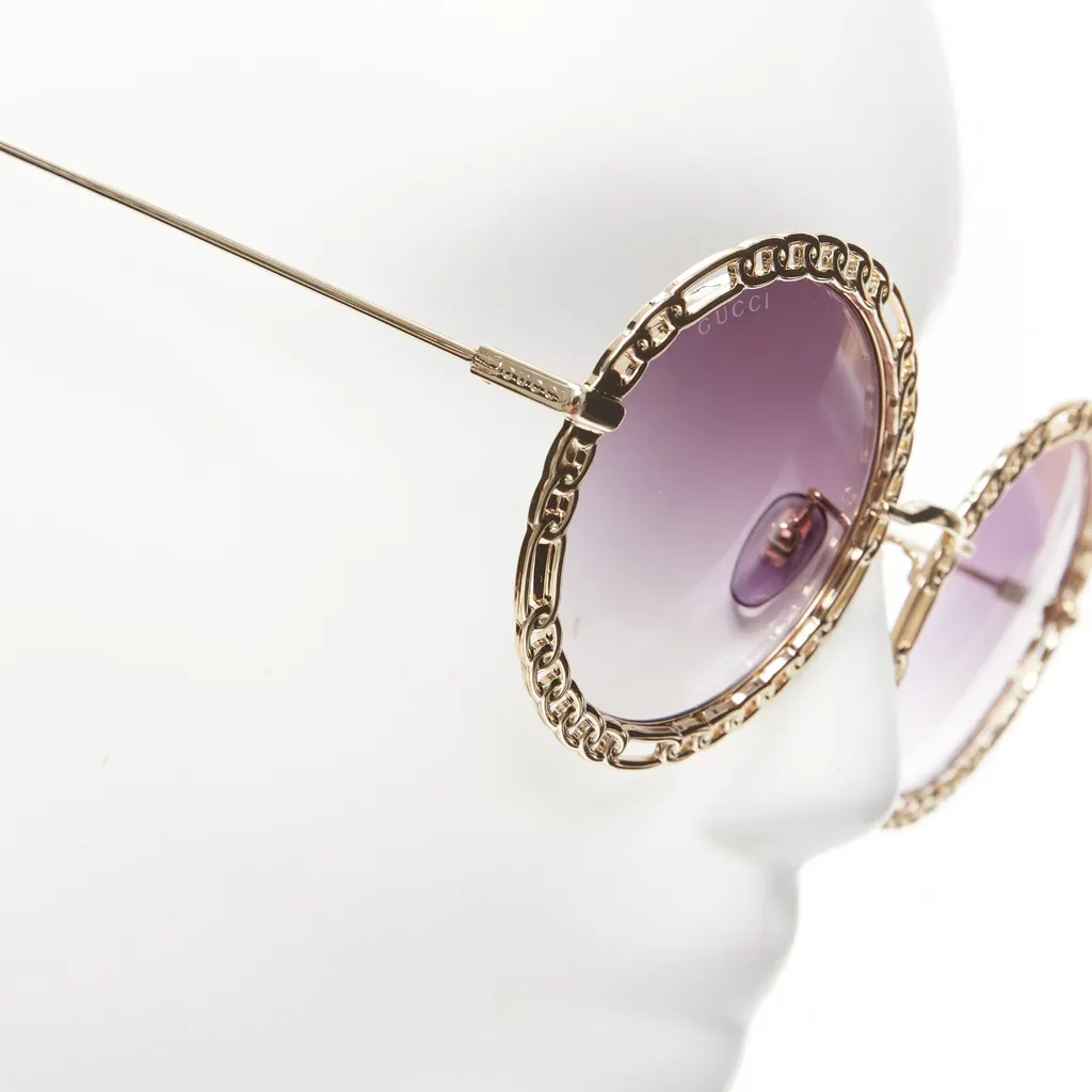 Gucci GG1113S Gold Metal Never worn - Box View