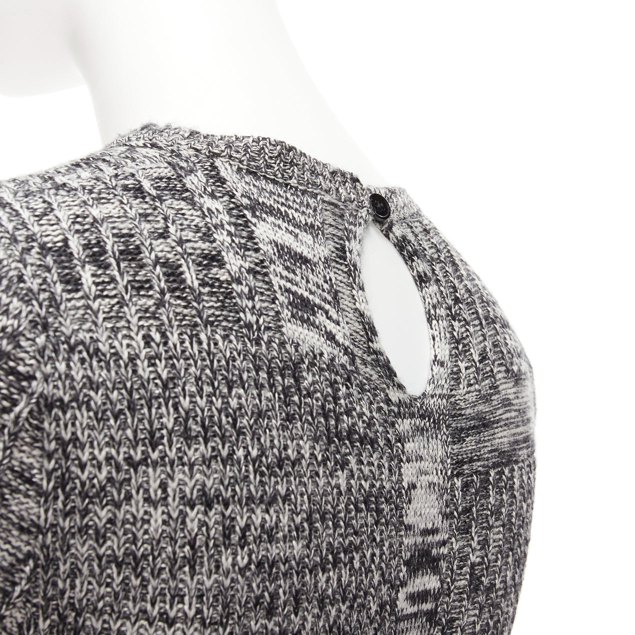 Alexander Mcqueen Melange Peplum Sweater - Detail 2