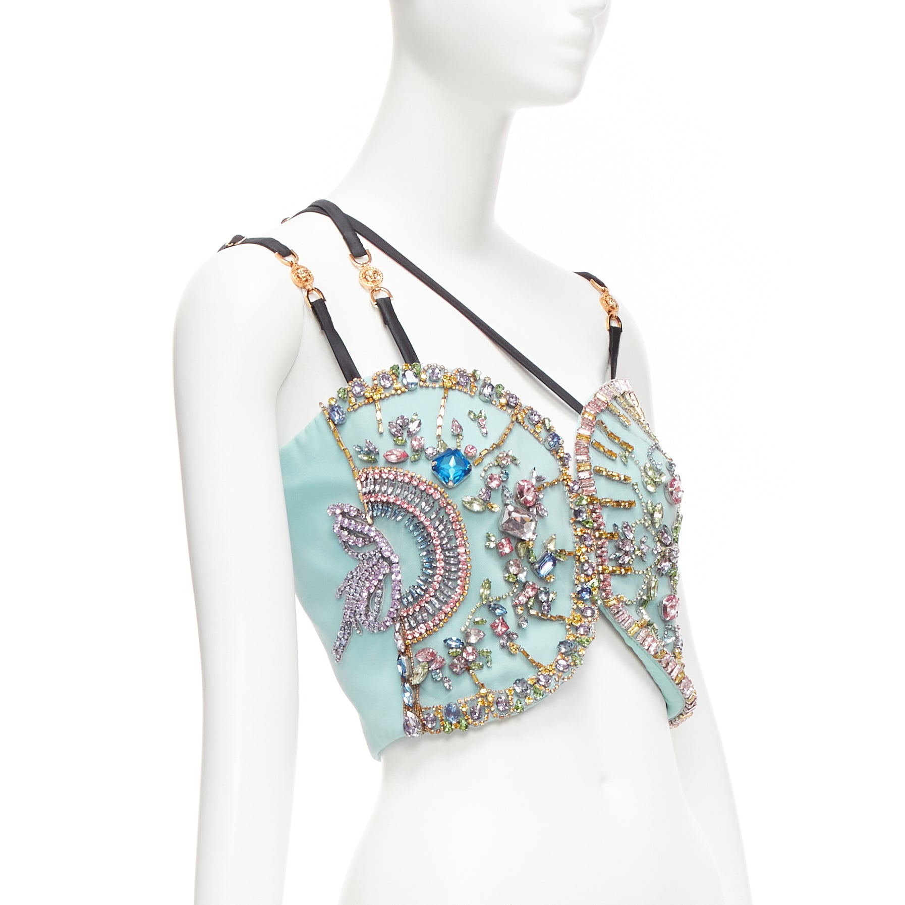 Versace Crystal Fan Top - Image 6
