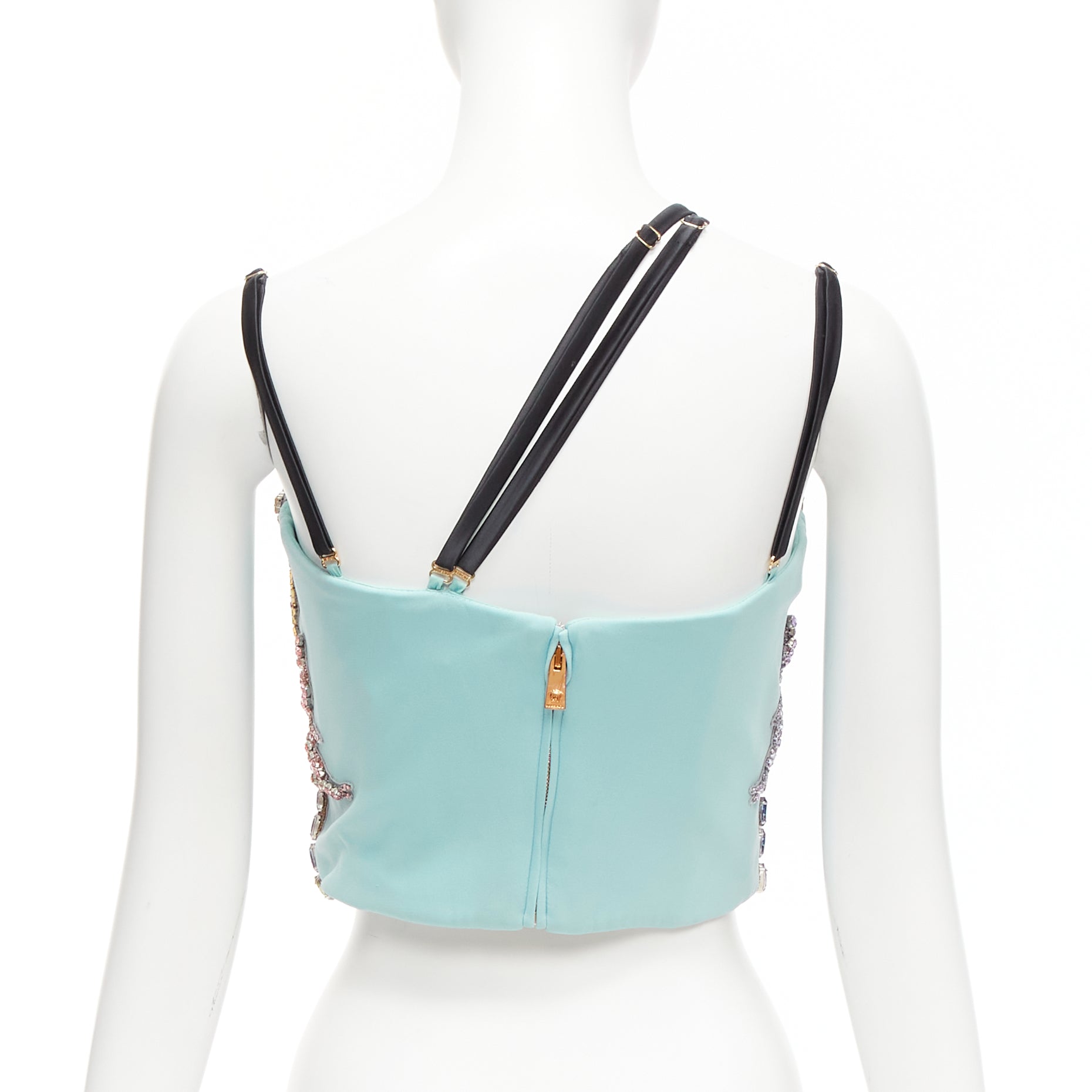 Versace Crystal Fan Top - Side view