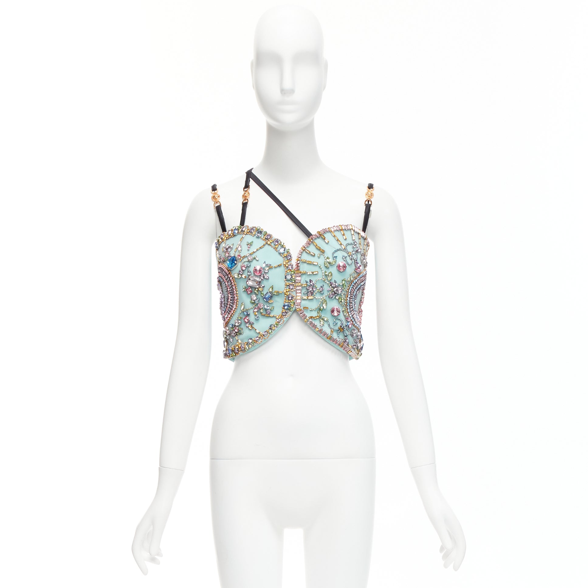Versace Crystal Fan Top - Image 11