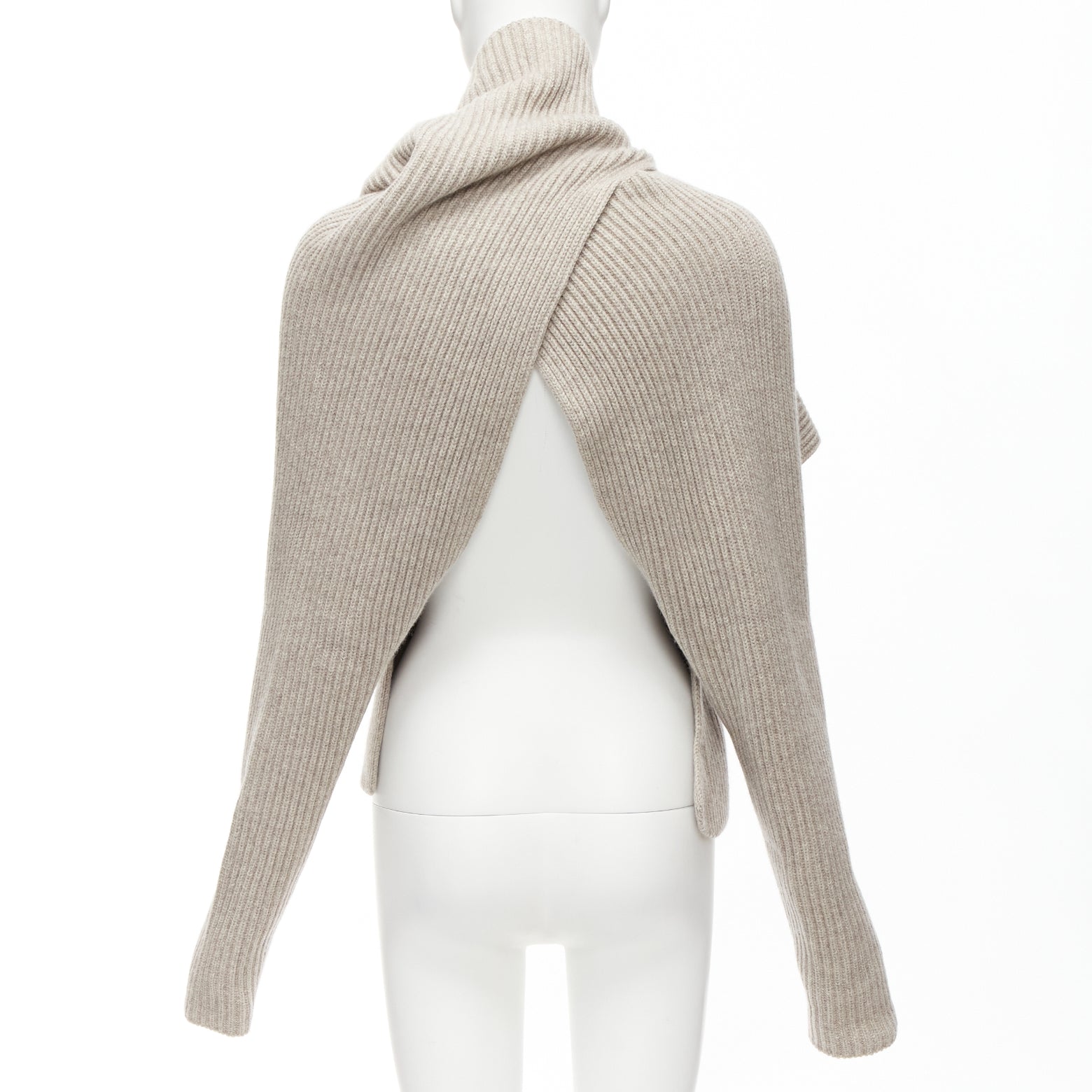 Celine Draped Neck Sweater - Side view