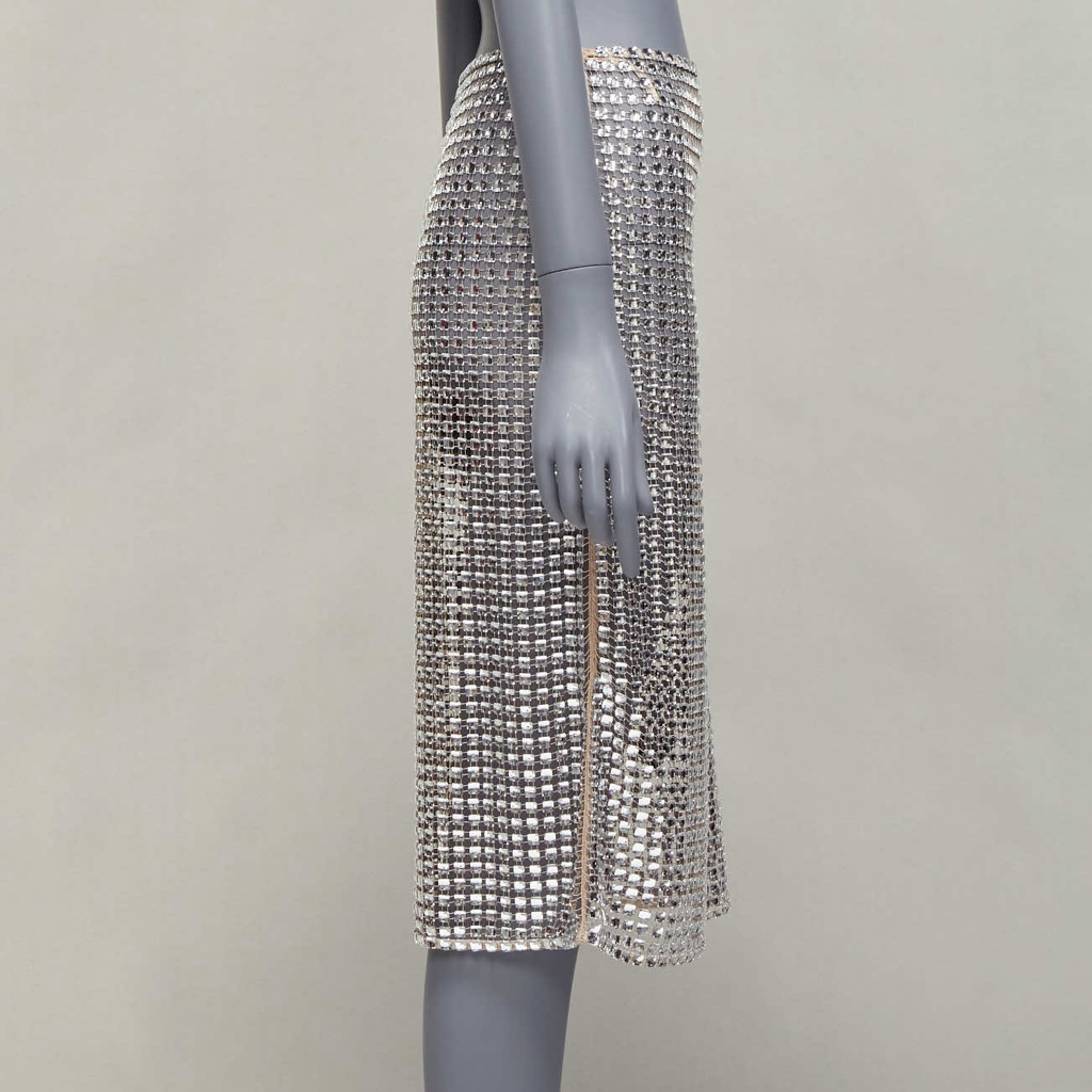 Prada Crystal Mesh Skirt - Side view