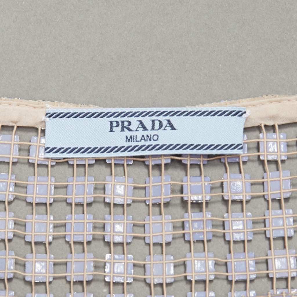 Prada Crystal Mesh Skirt - Image 11