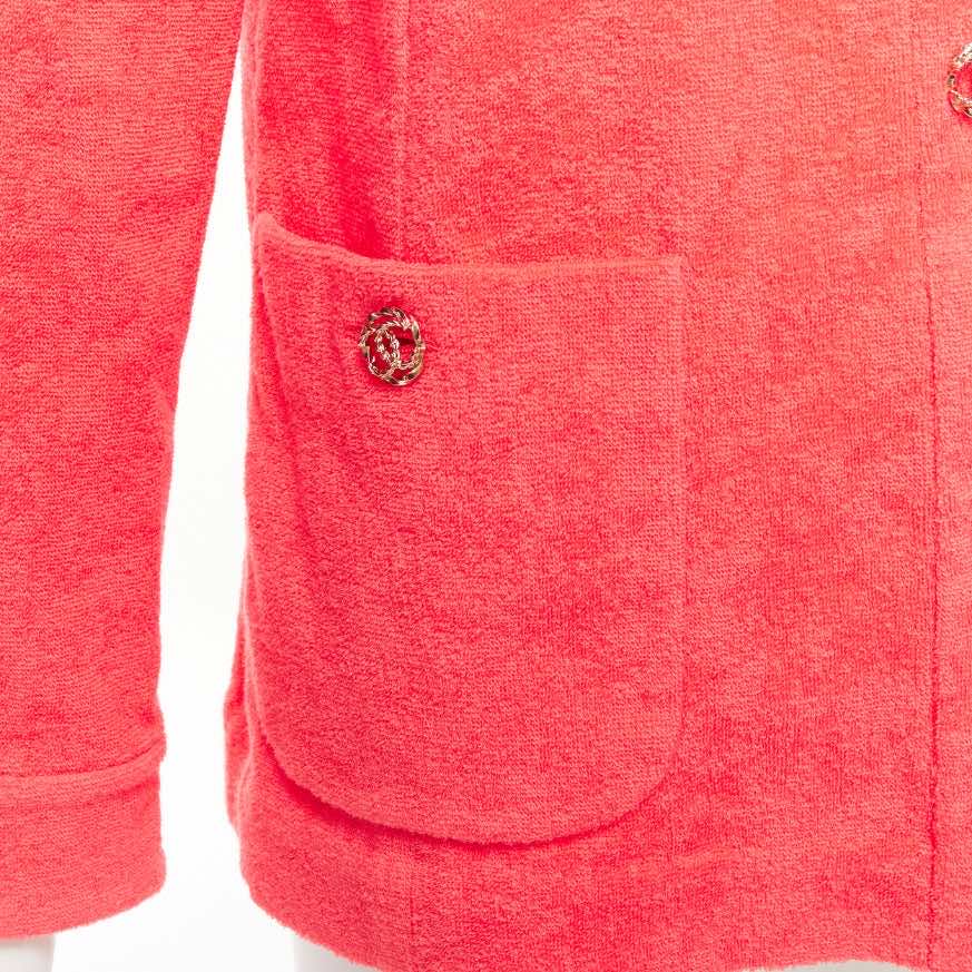 Chanel Pink Terry Jacket - Detail 2