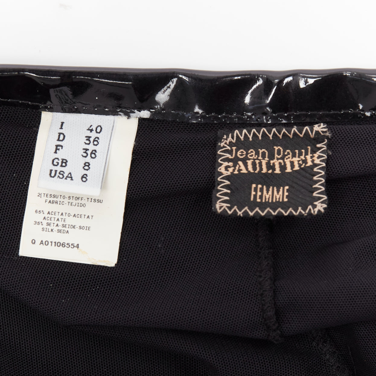 Jean Paul Gaultier Bondage Plisse Skirt - Image 10
