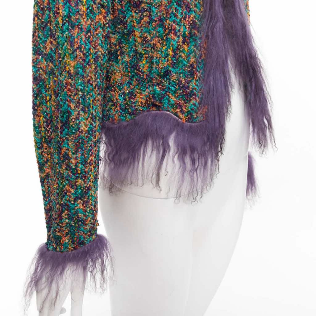 Emanuel Ungaro Green Tweed Jacket - Image 10