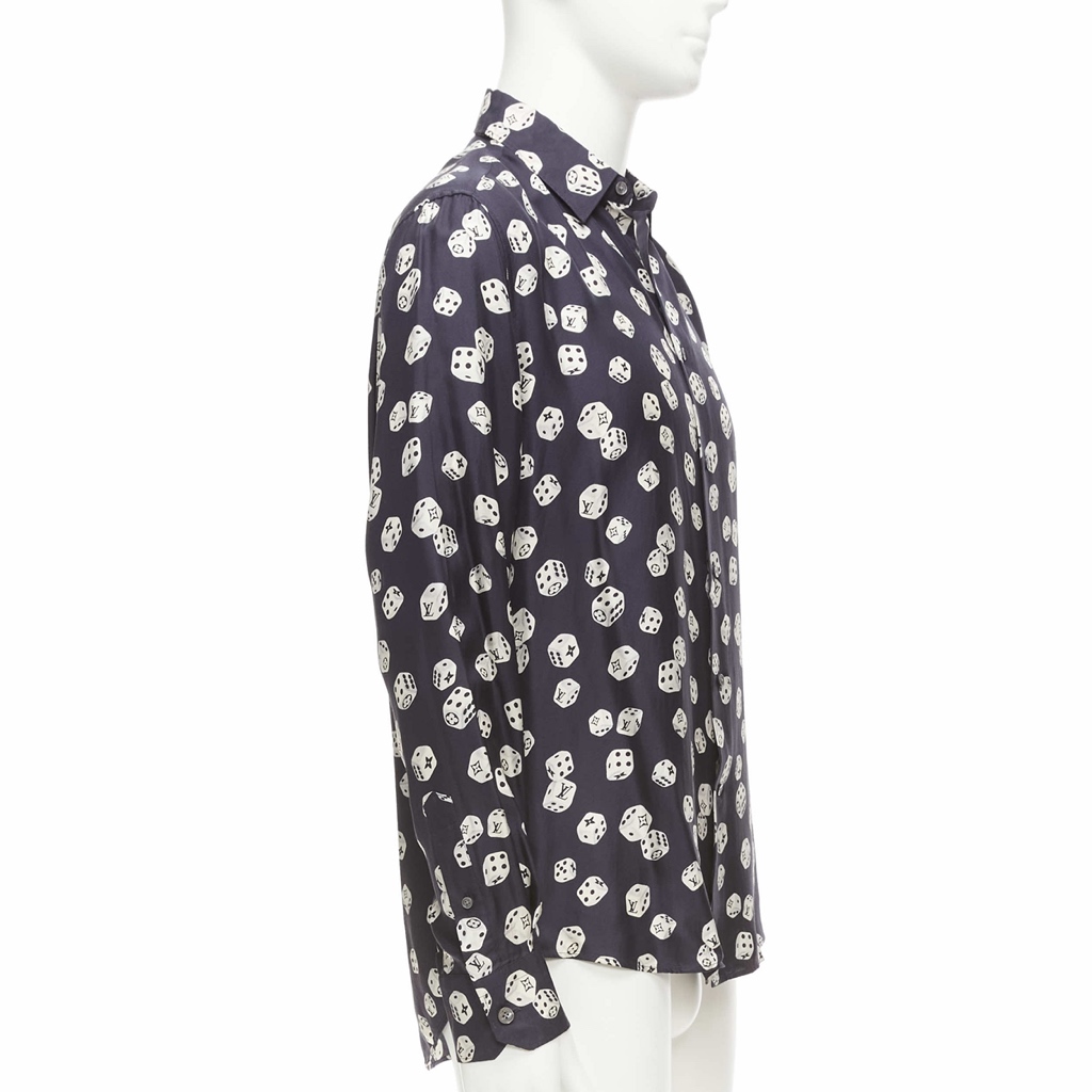 Louis Vuitton Navy Print Shirt - 4