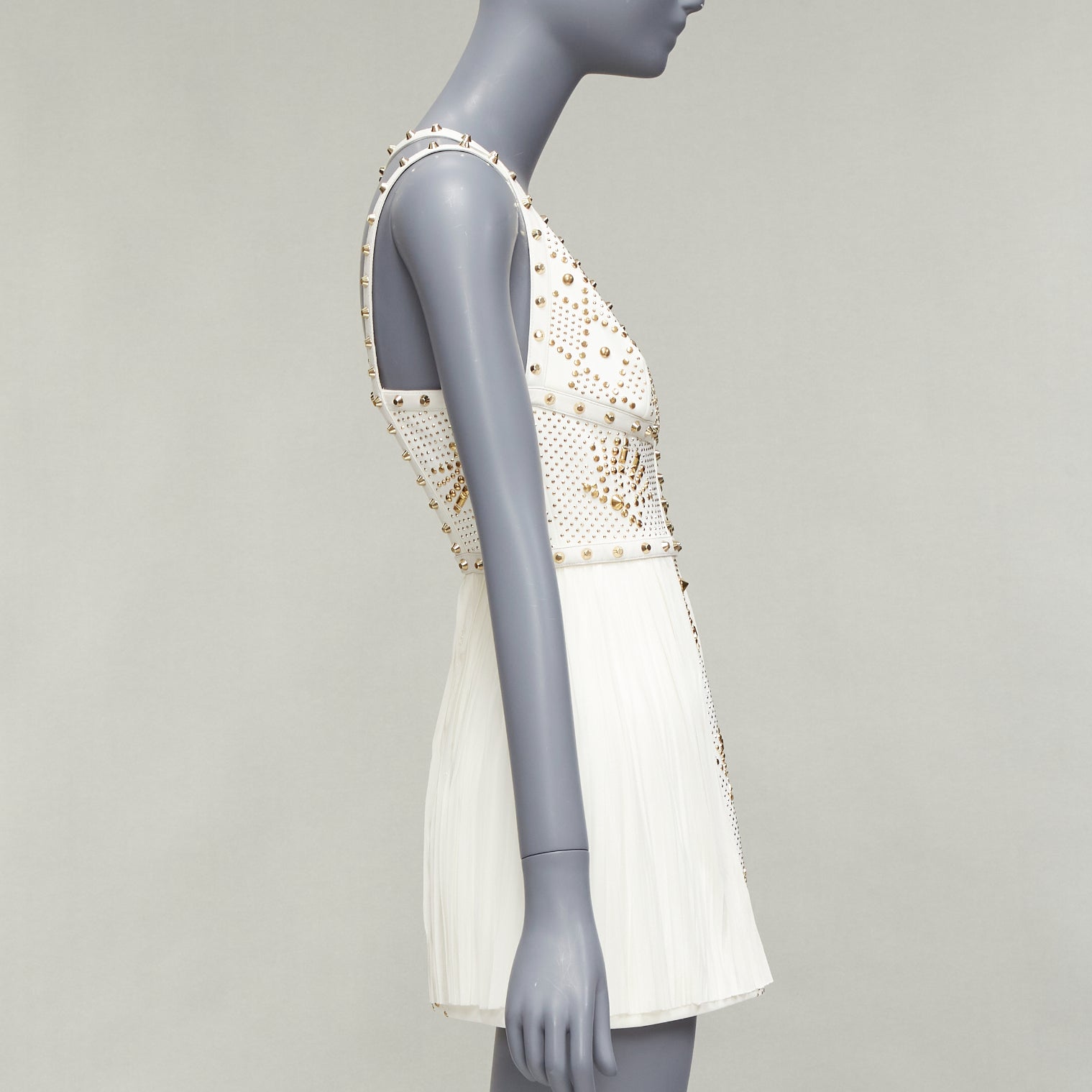 Versace Studded Skirt Dress - 4