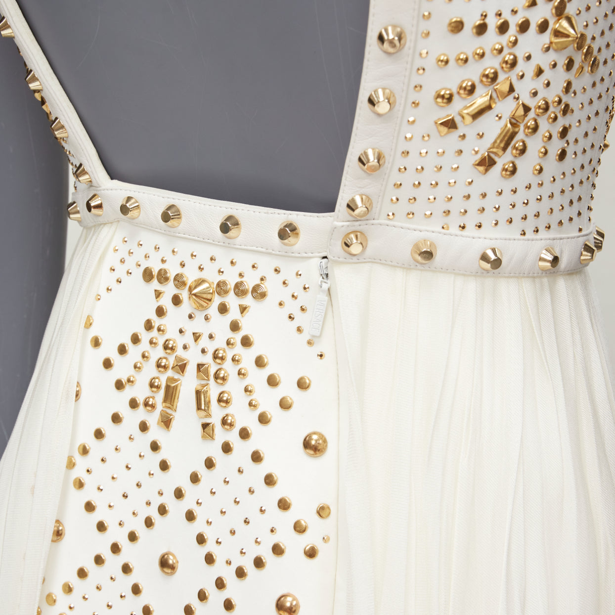 Versace Studded Skirt Dress - Image 11