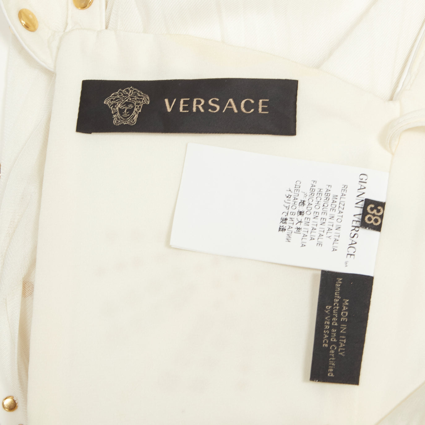 Versace Studded Skirt Dress - Image 12
