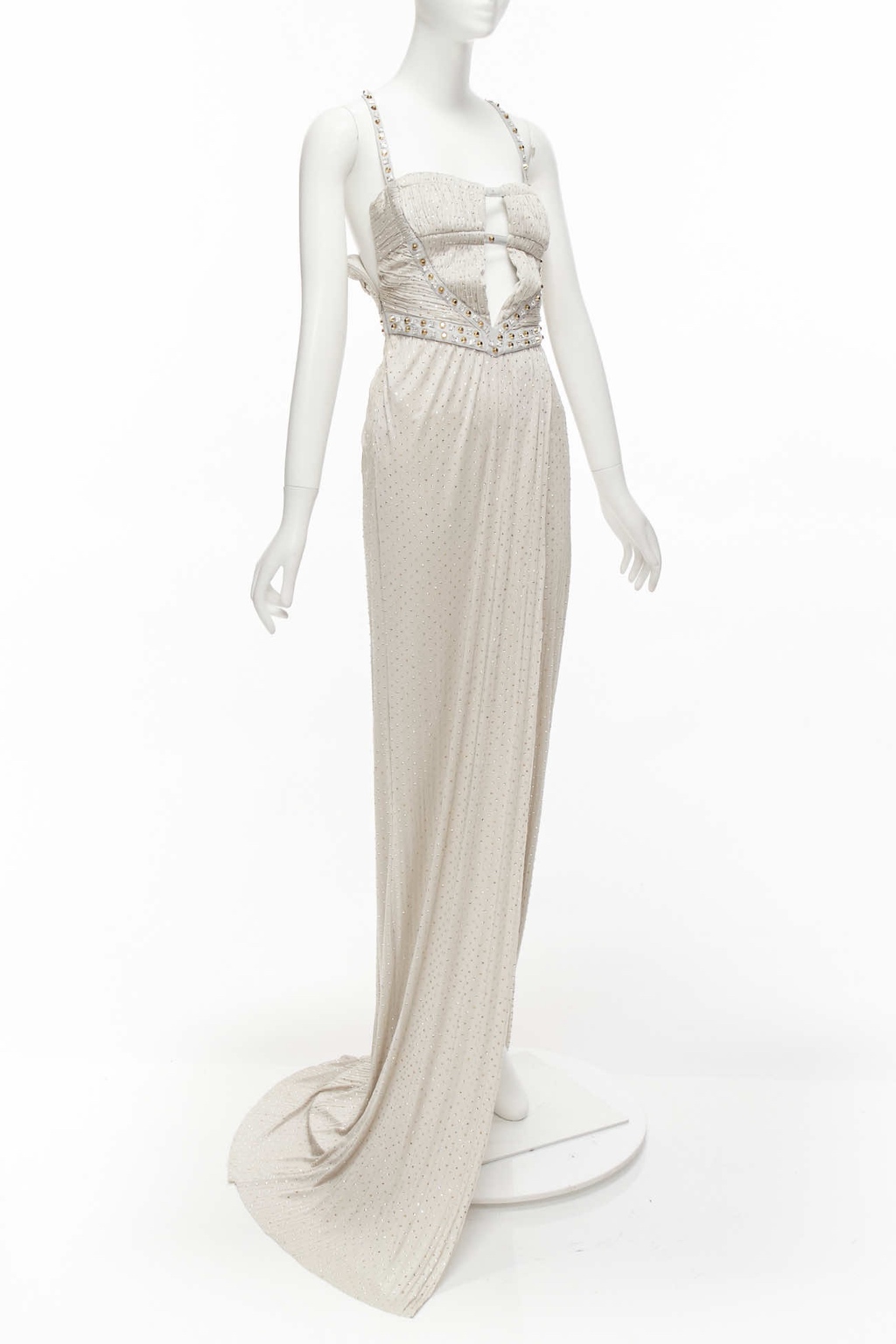 Versace Crystal Harness Dress - Image 6